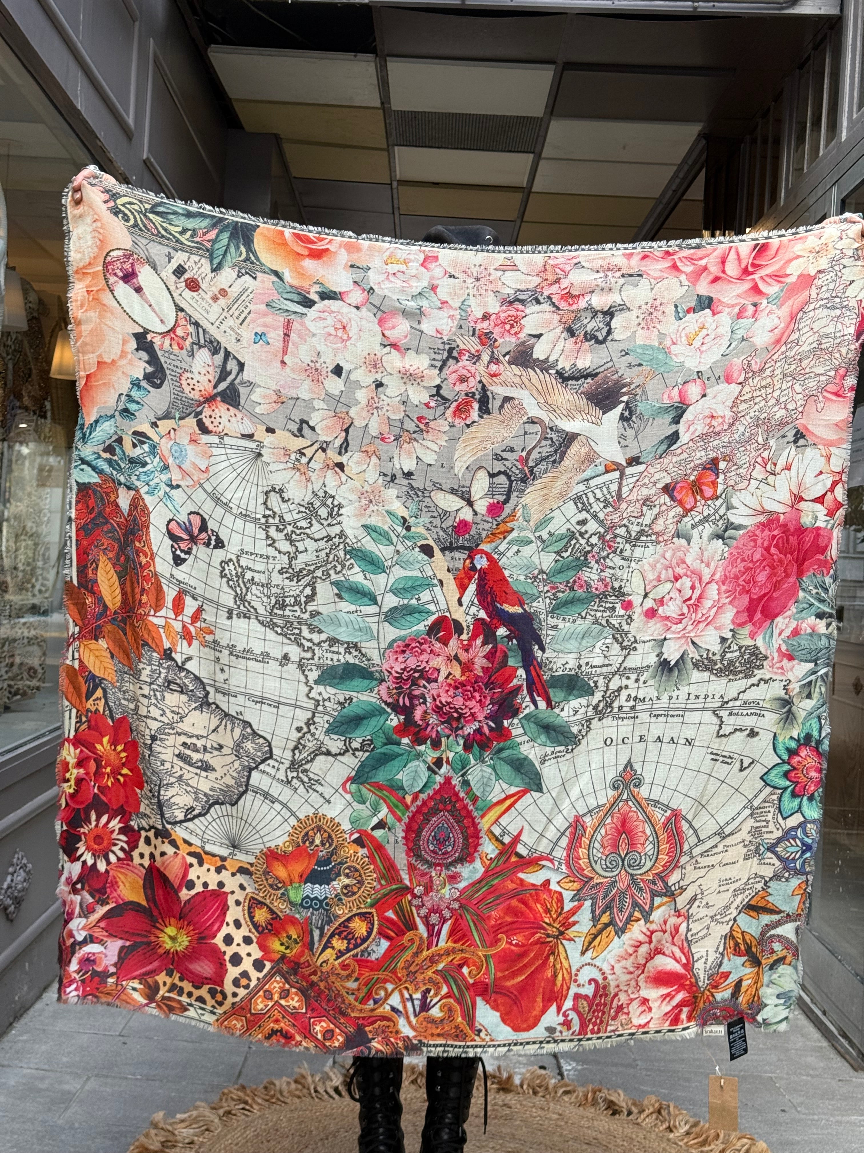 Grand Carré Cachemire Brokante