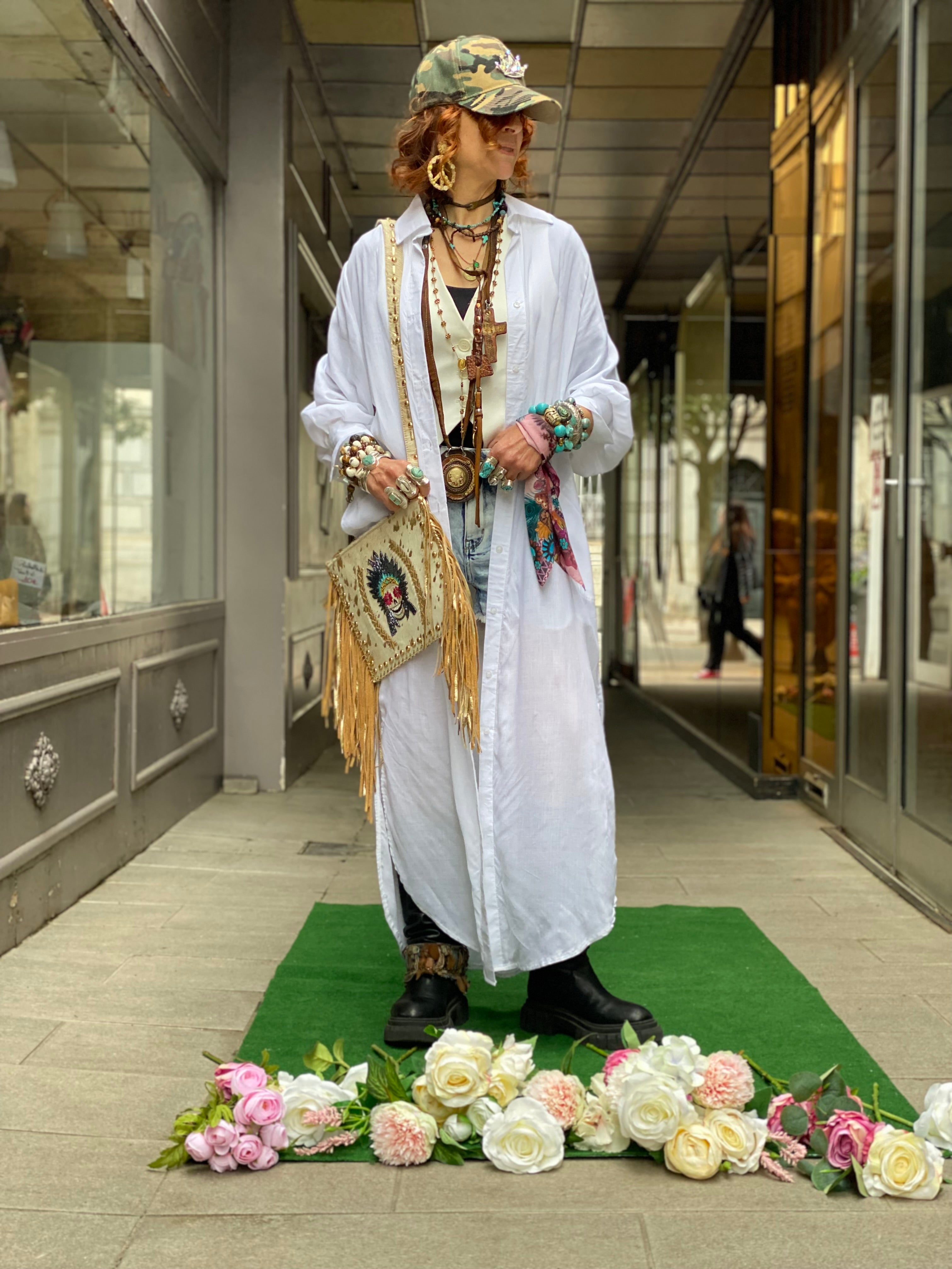 Chemise longue Fleur de Pirate