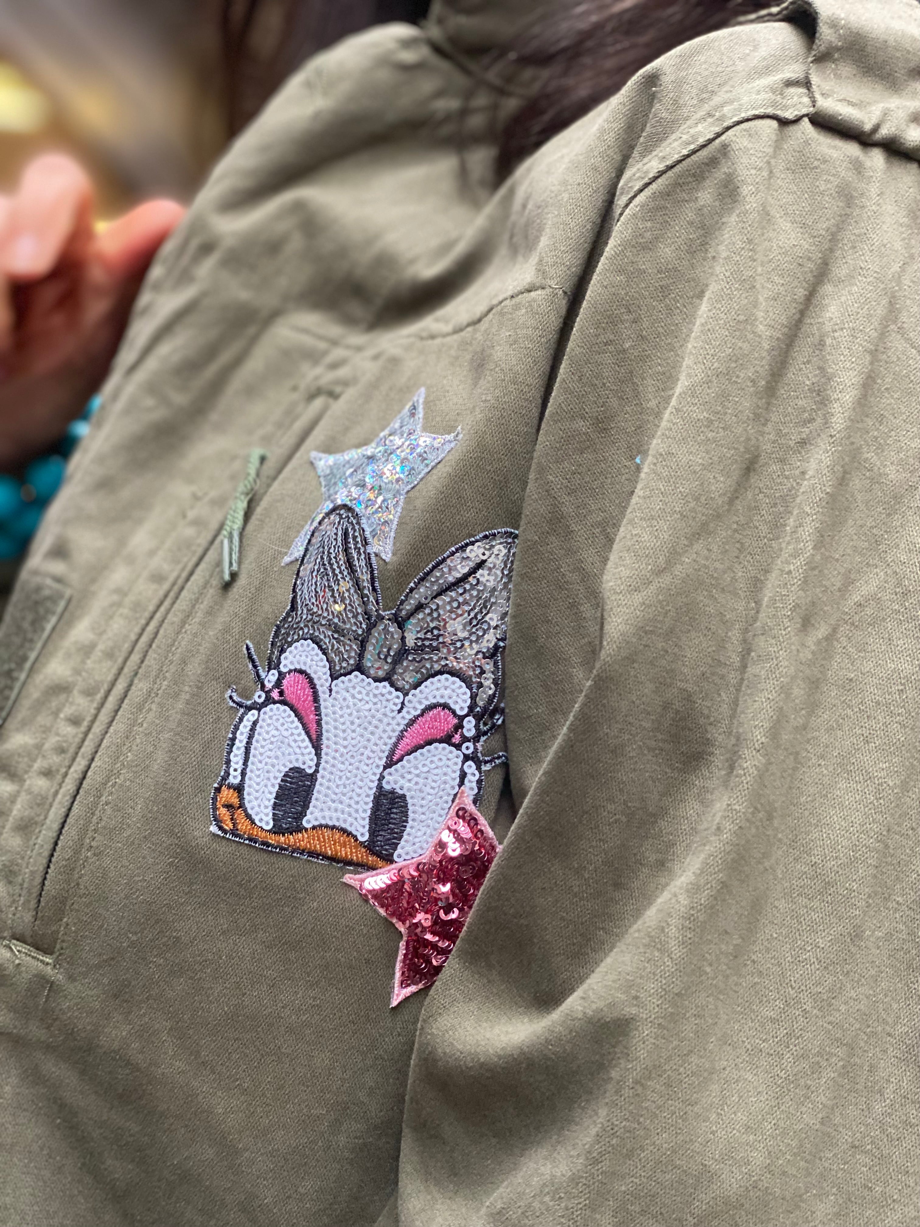 Veste militaire robe Poupée de Soie