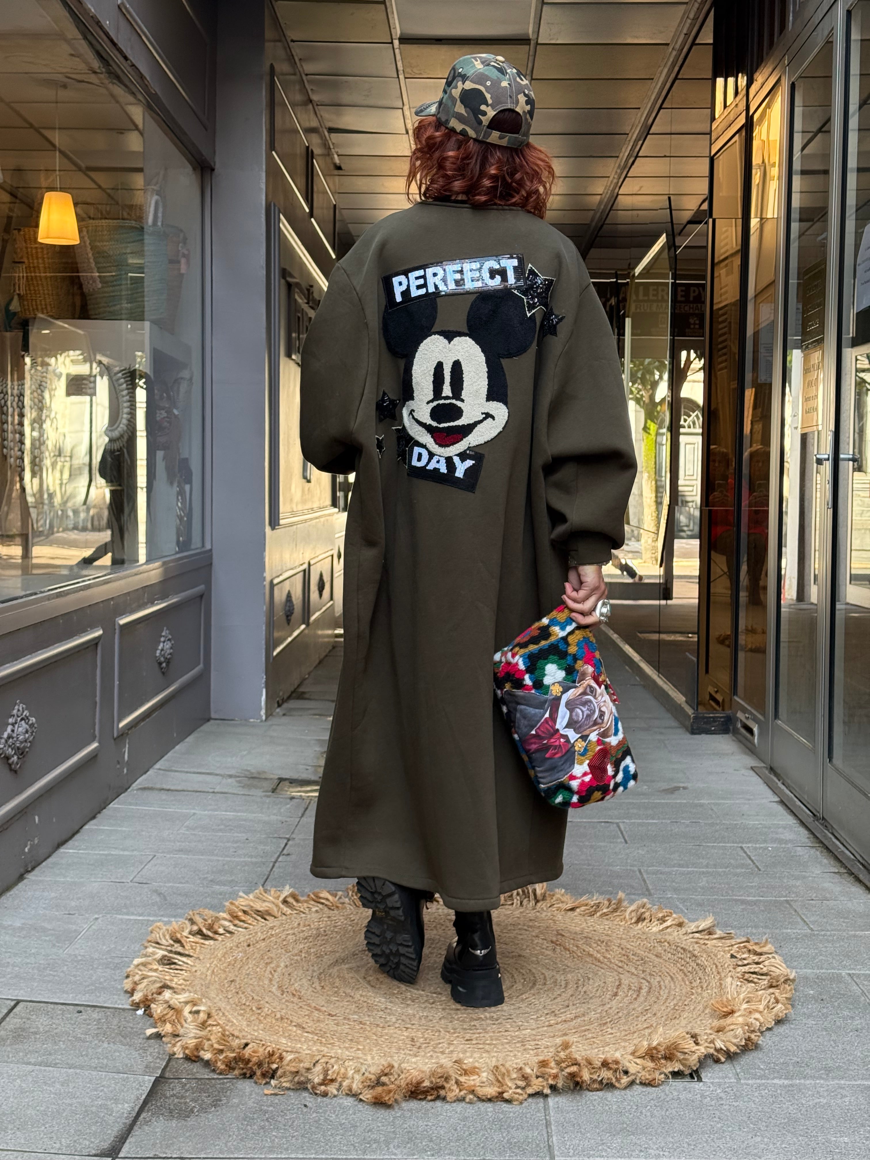 Gilet Long Moletton Poupée de Soie