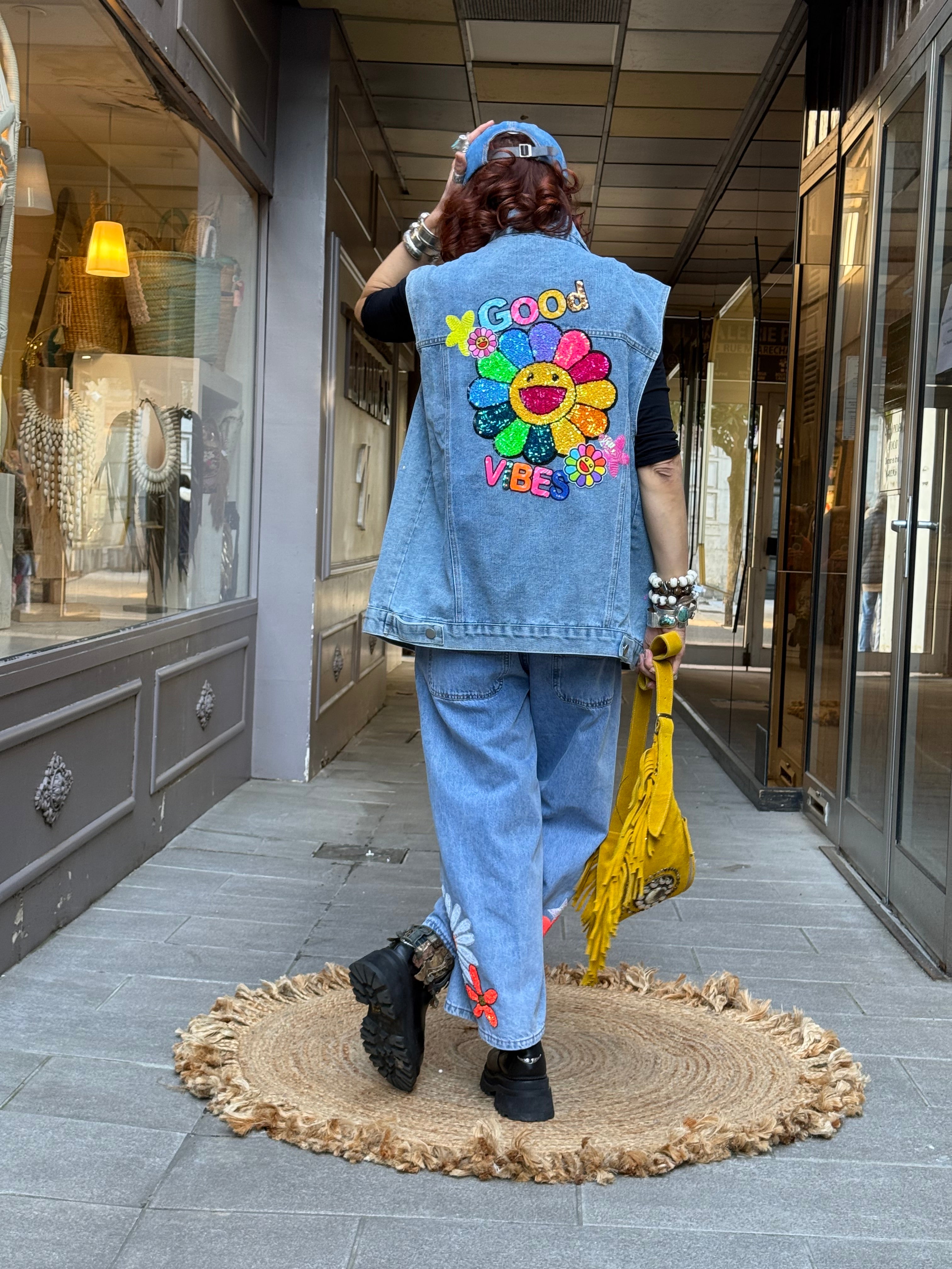 Gilet sans manche Poupée de Soie