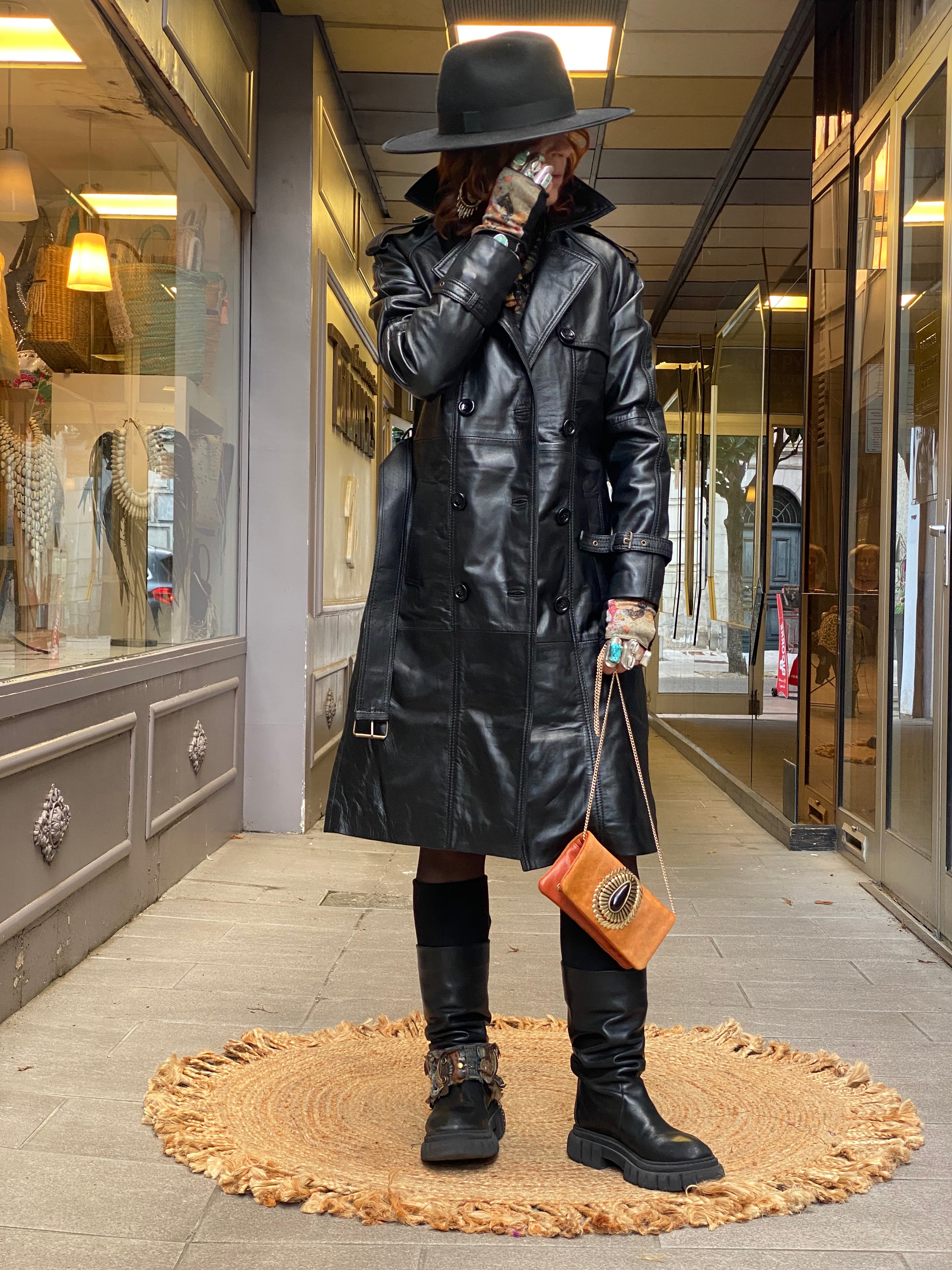 Manteau Cuir Piti Cuiti