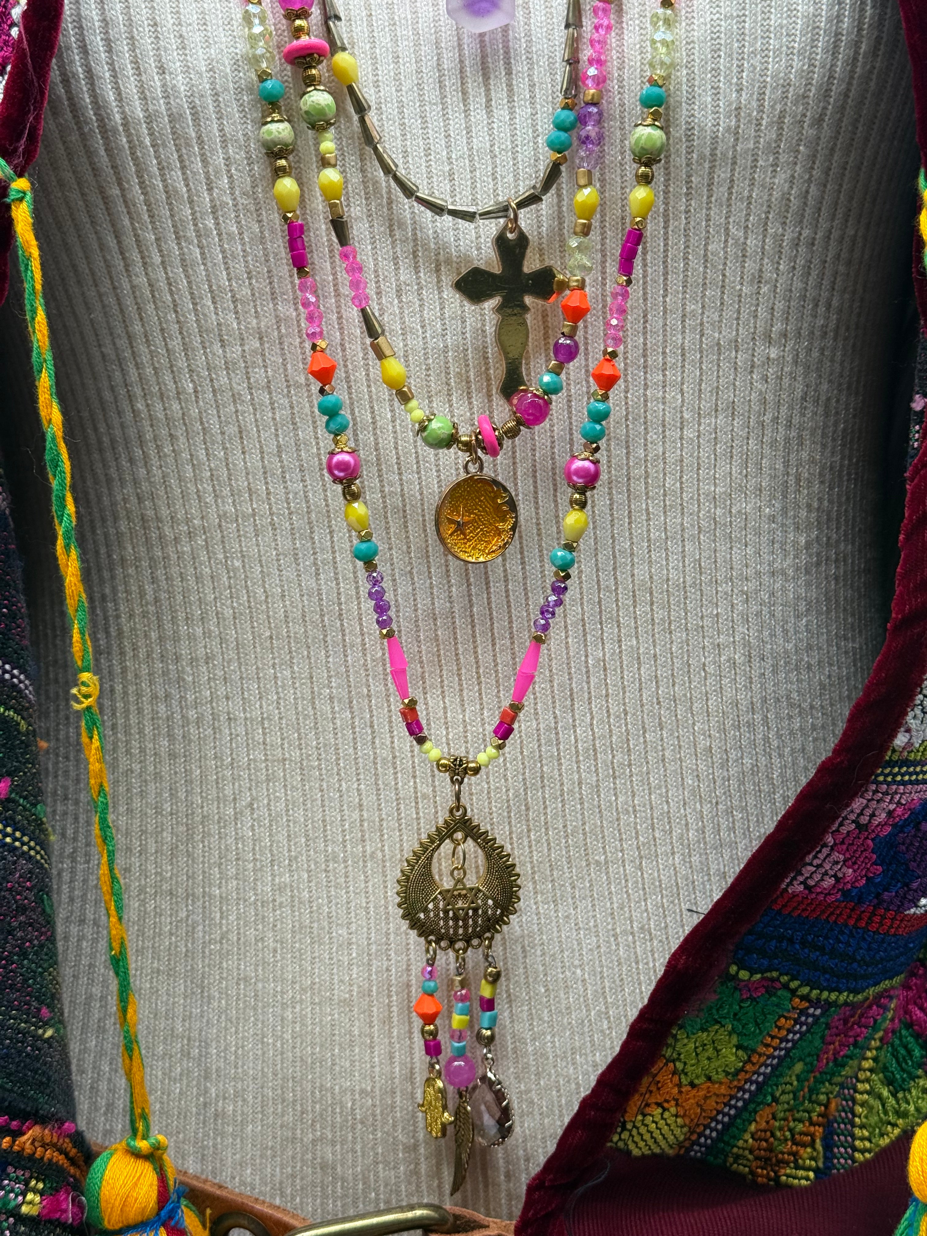 Sautoir T’as vu la Vierge!?