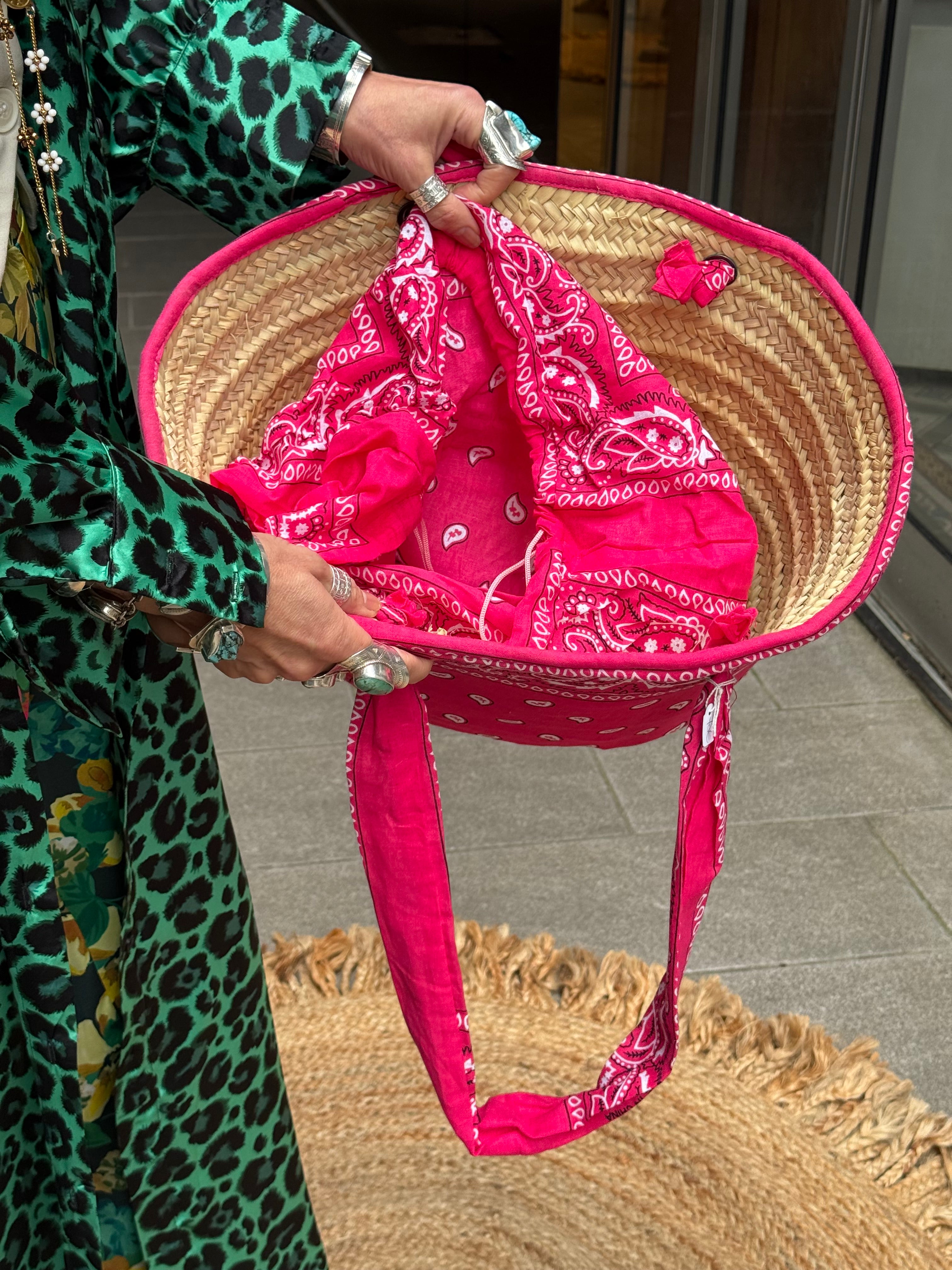 Panier Bandana Flower Market