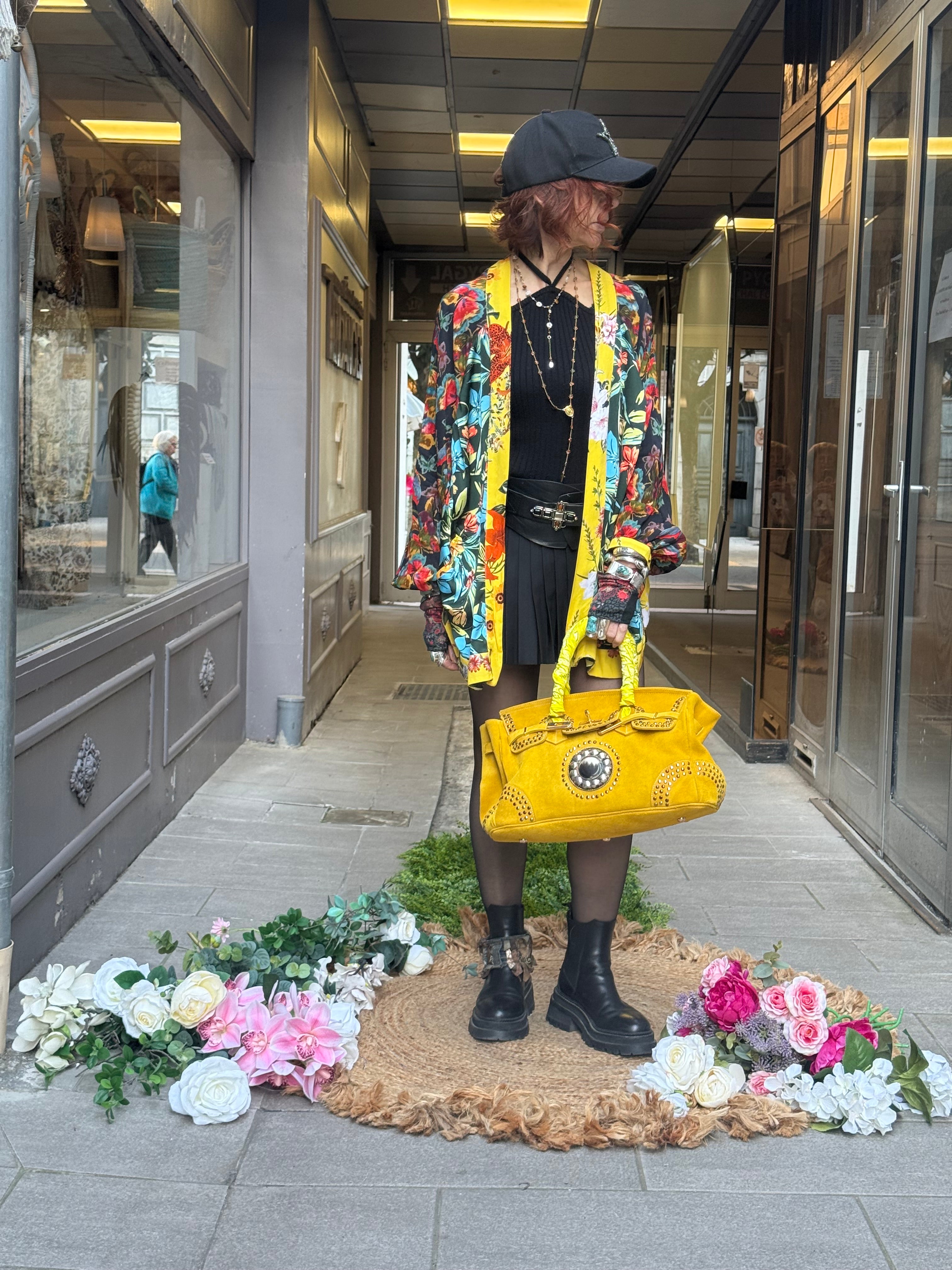 Kimono court Fleur de Pirate