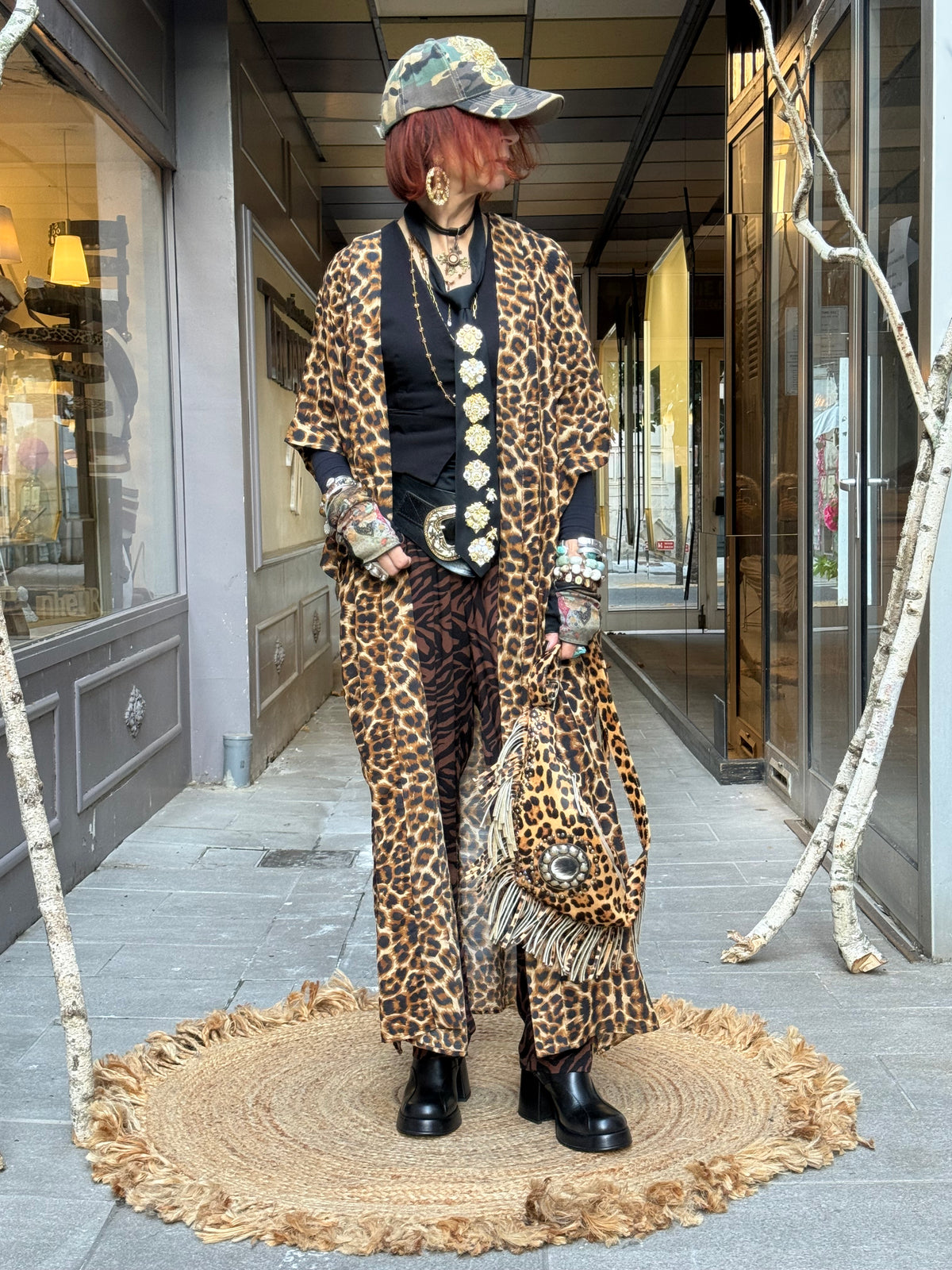 Kimono long Fleur de Pirate
