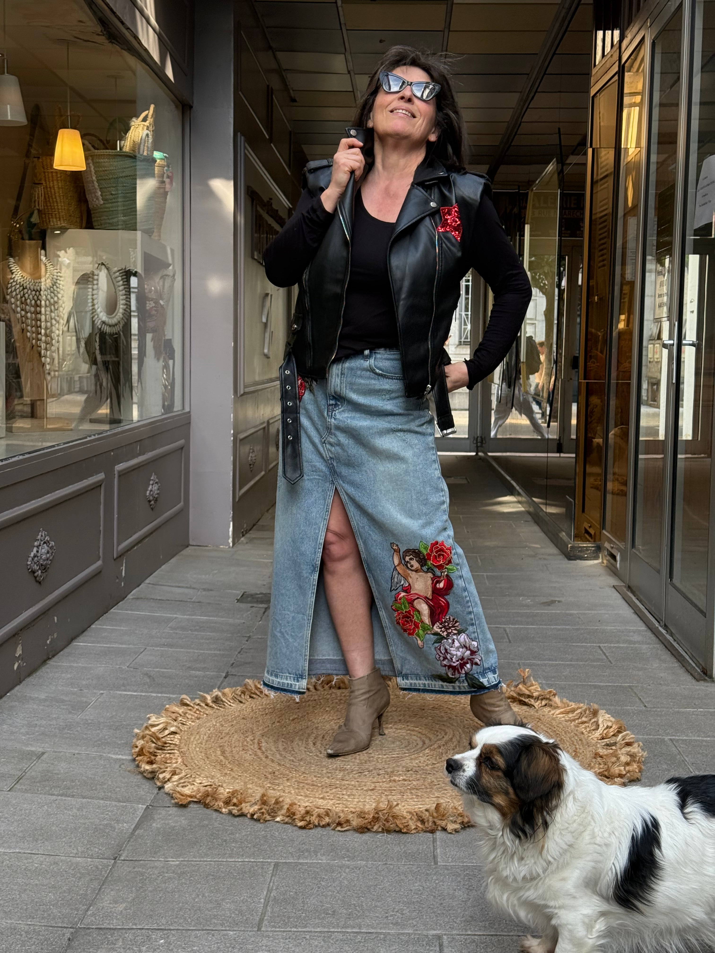 Jupe Jean Poupée de Soie
