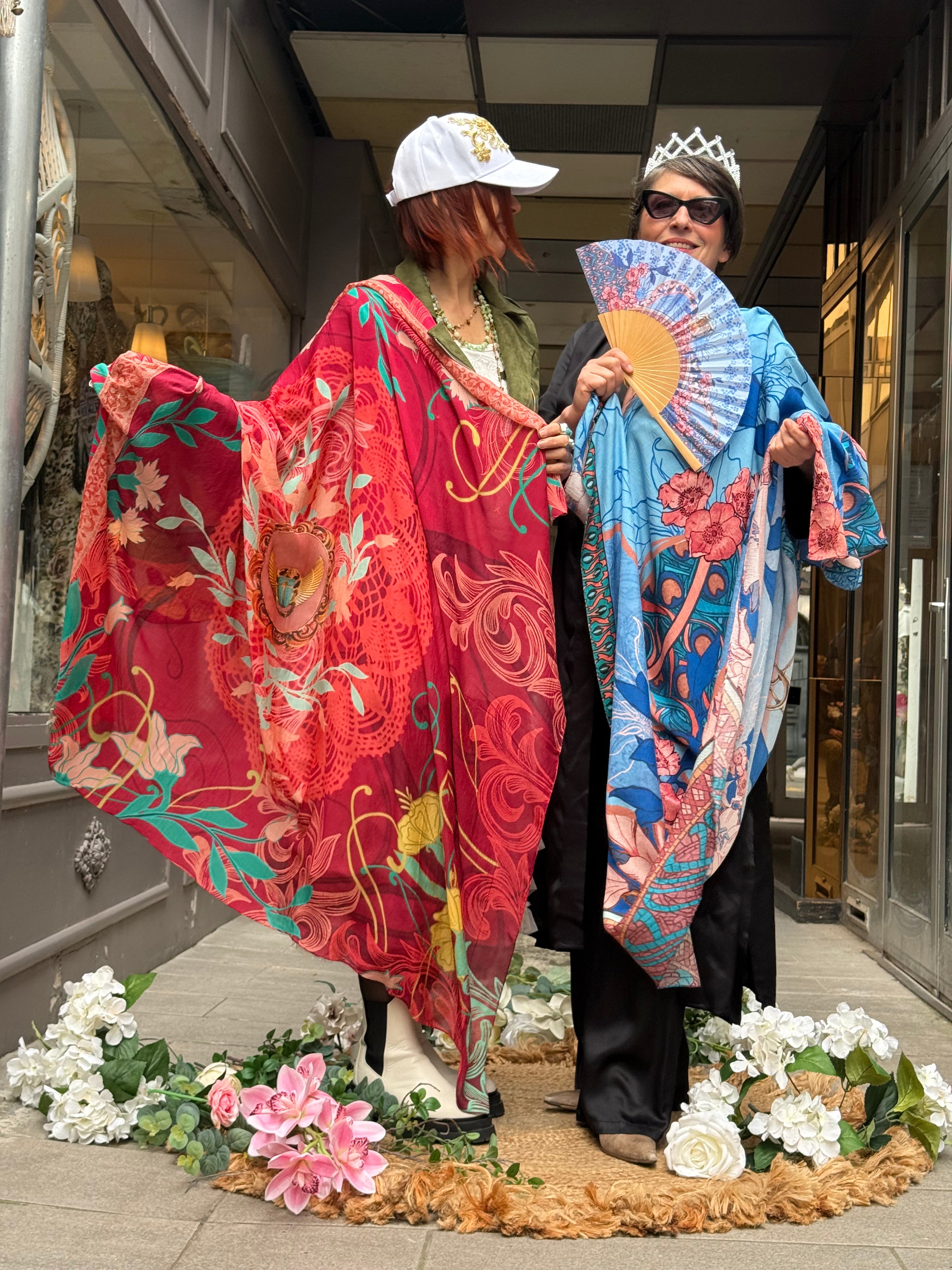 Grand Carré Modal Cléopatre Rubis Brokante