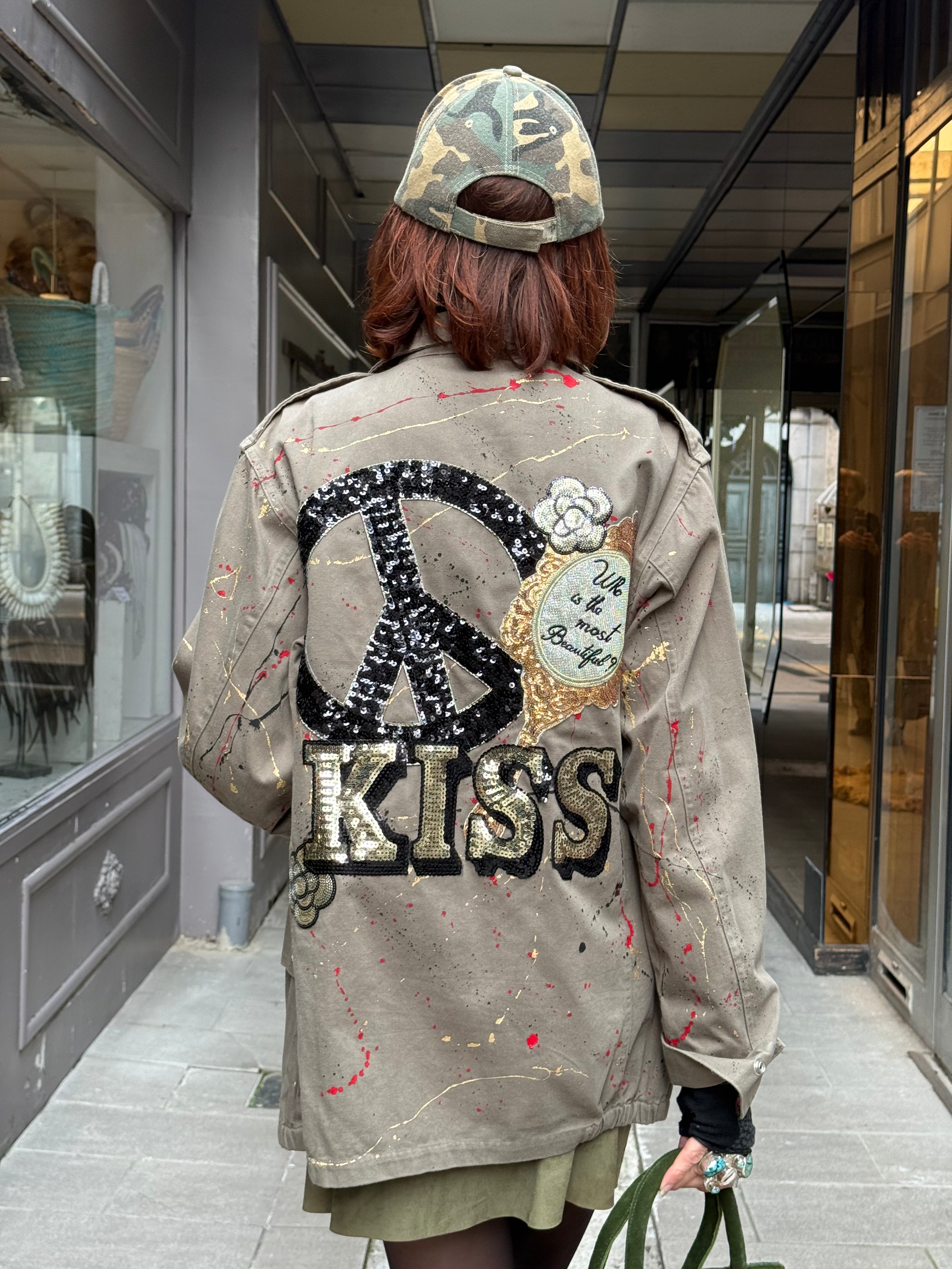 Veste militaire Poupée de Soie