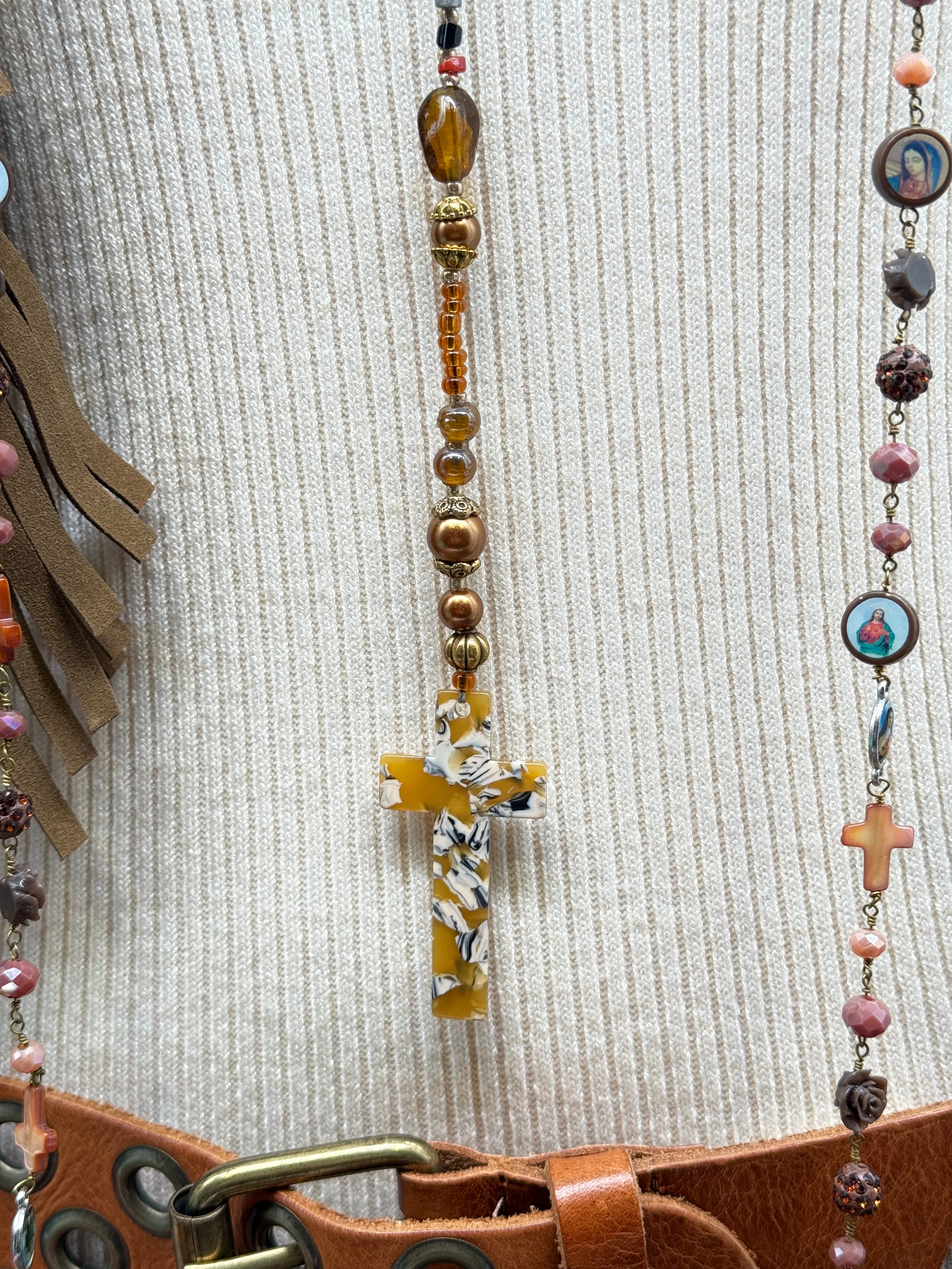 Sautoir T’as vu la Vierge!?