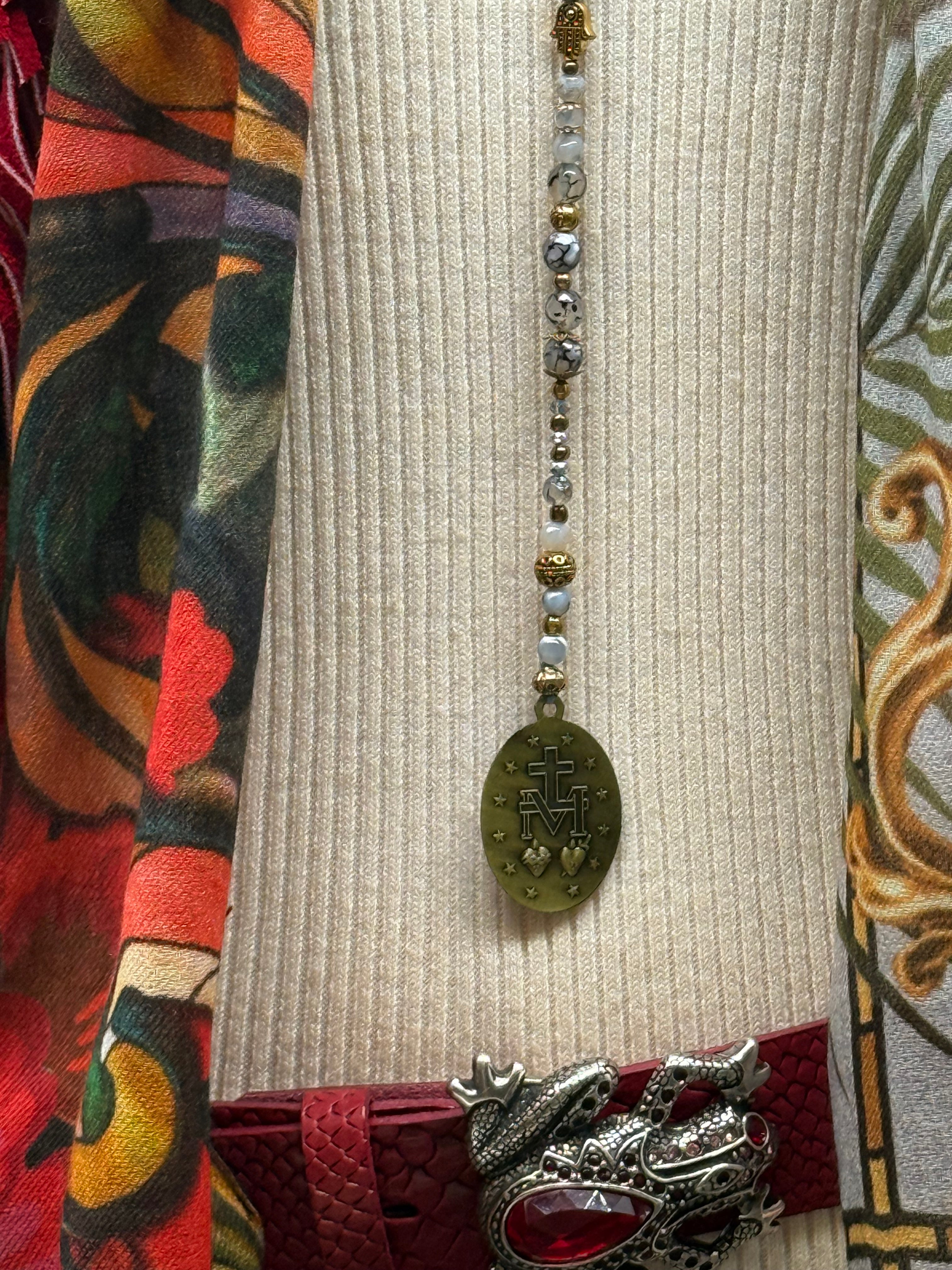 Sautoir T’as vu la Vierge!?