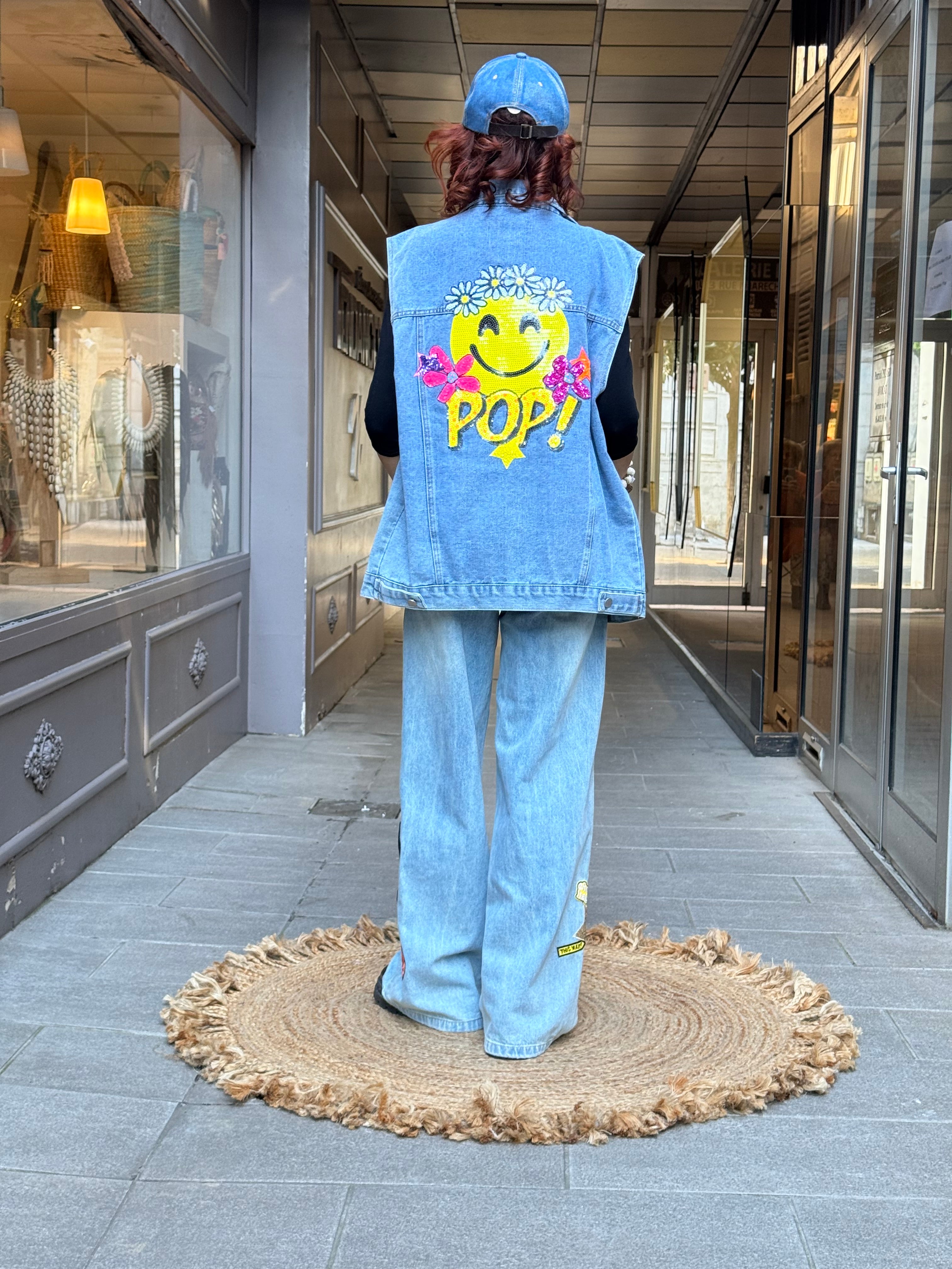 Gilet sans manche Poupée de Soie