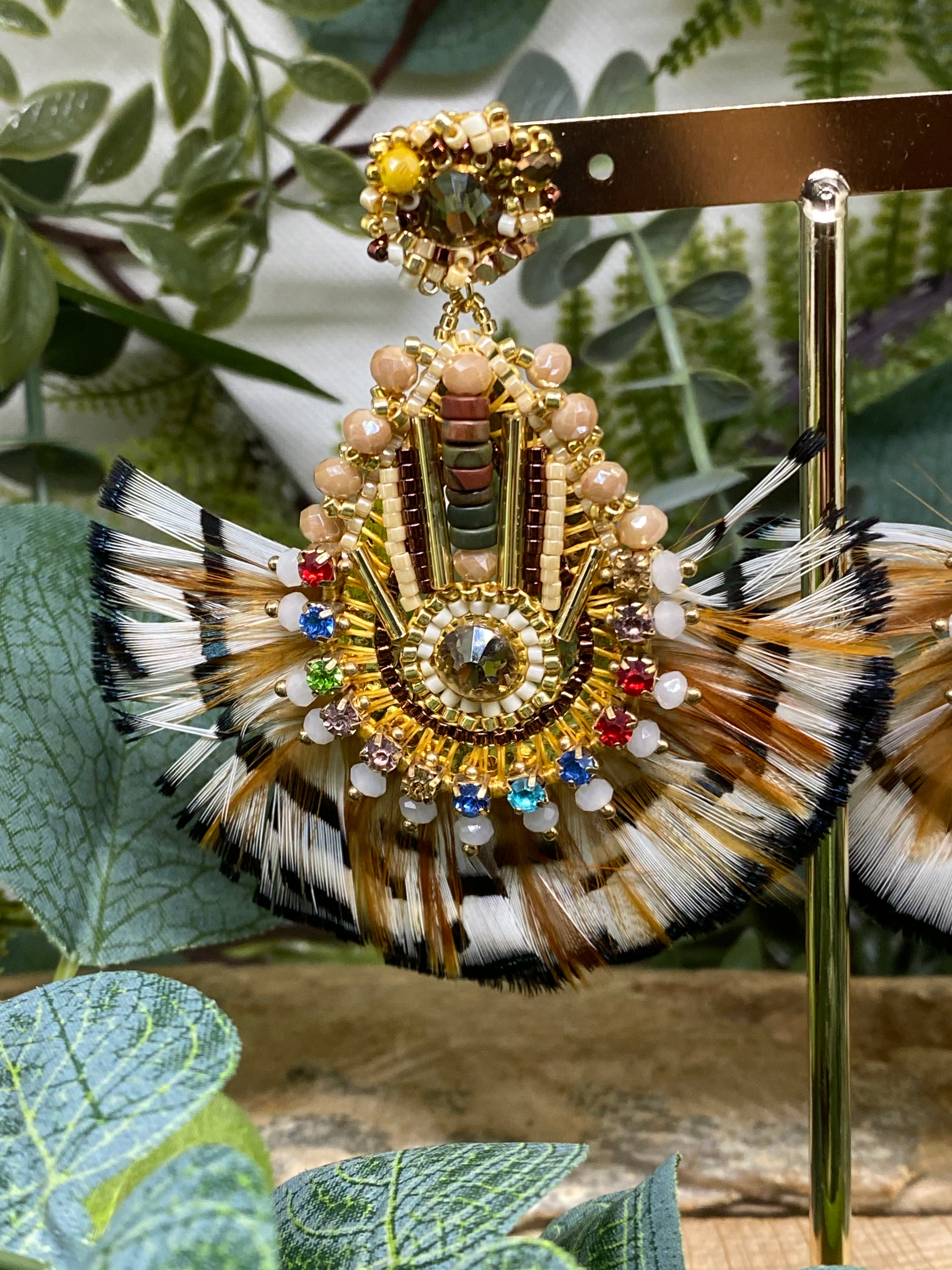 Boucles d’oreilles plumes Hypnochic