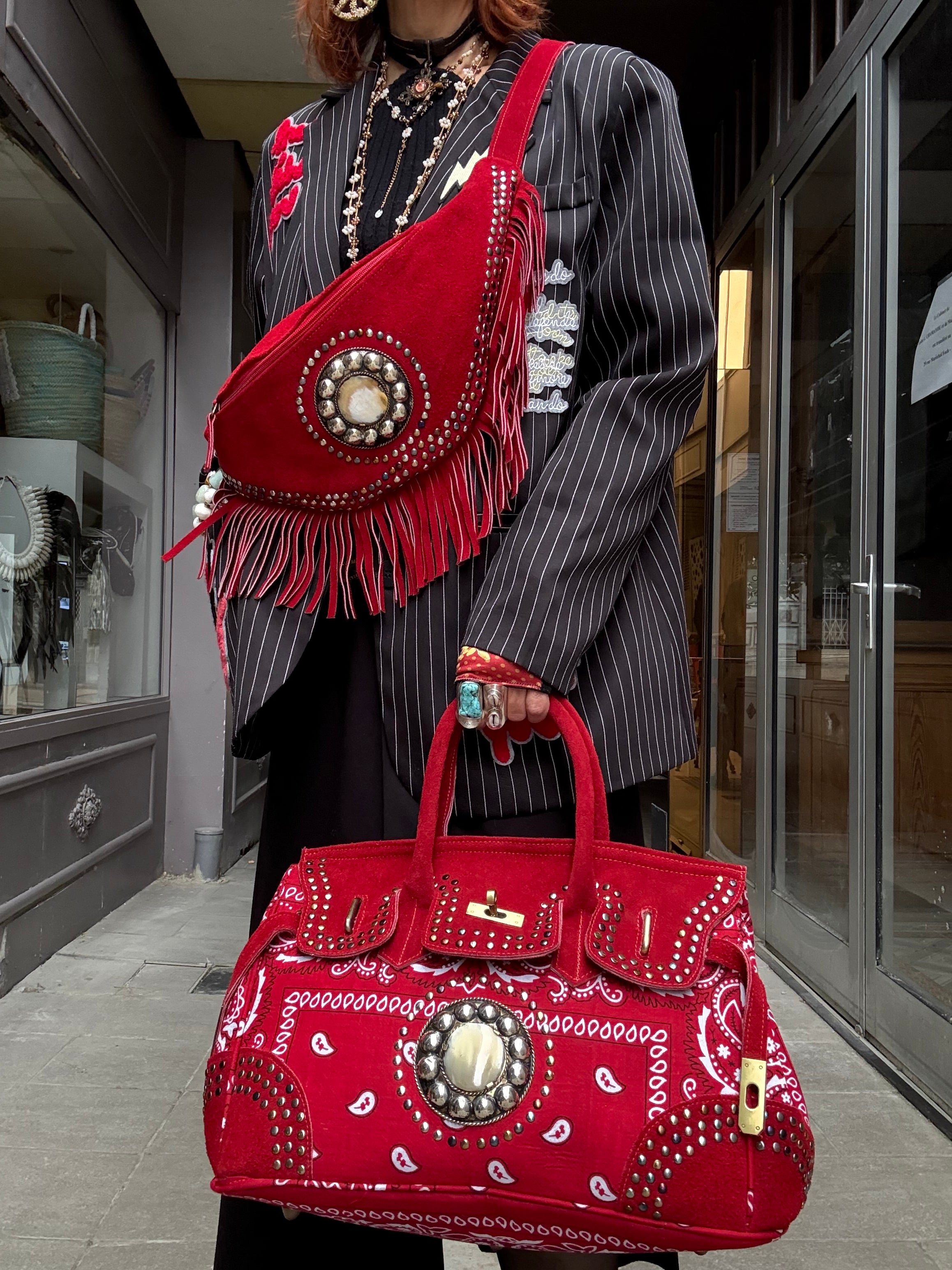 Mini Sac Kelly Bandana Flower Market