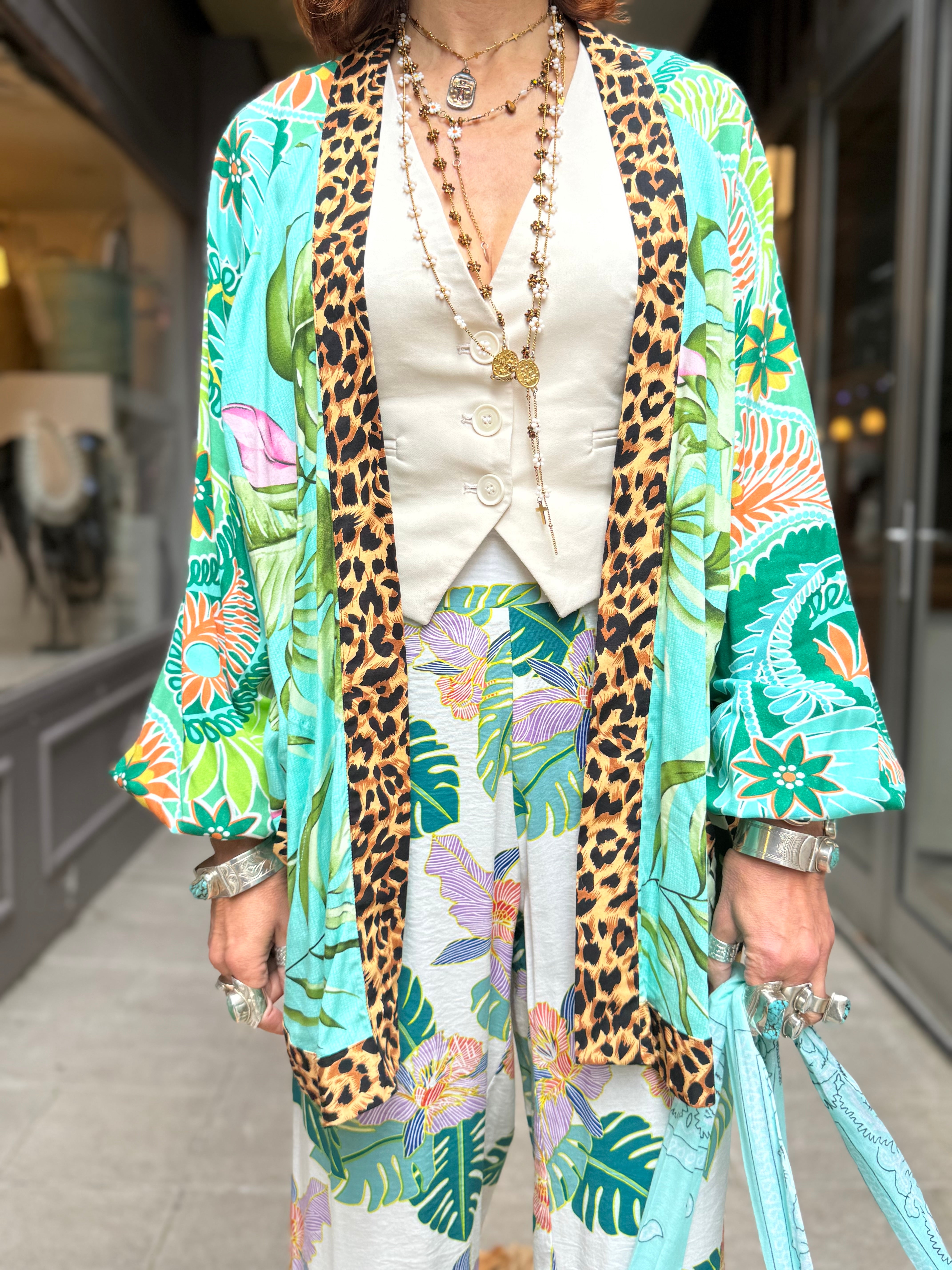 Kimono Court Fleur de Pirate
