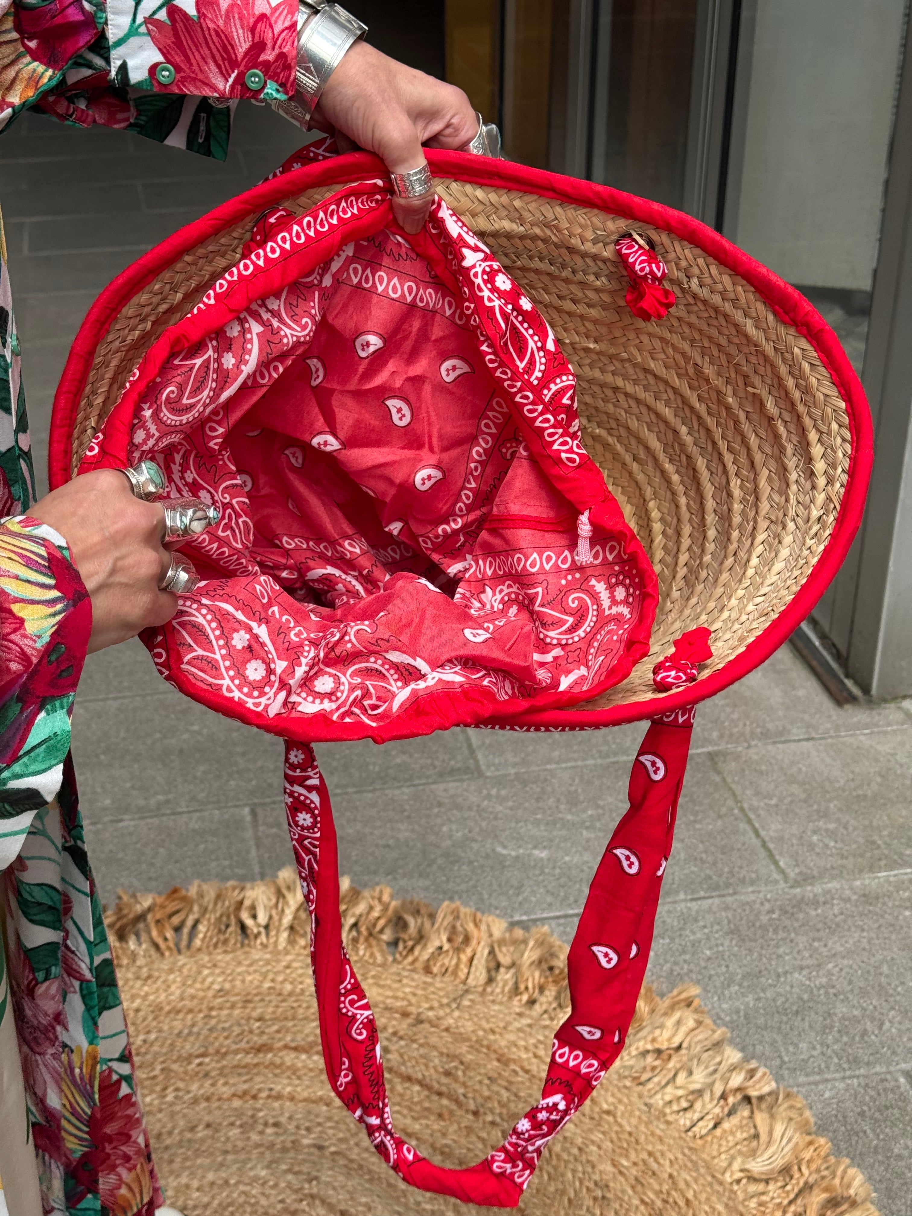 Panier Bandana Flower Market
