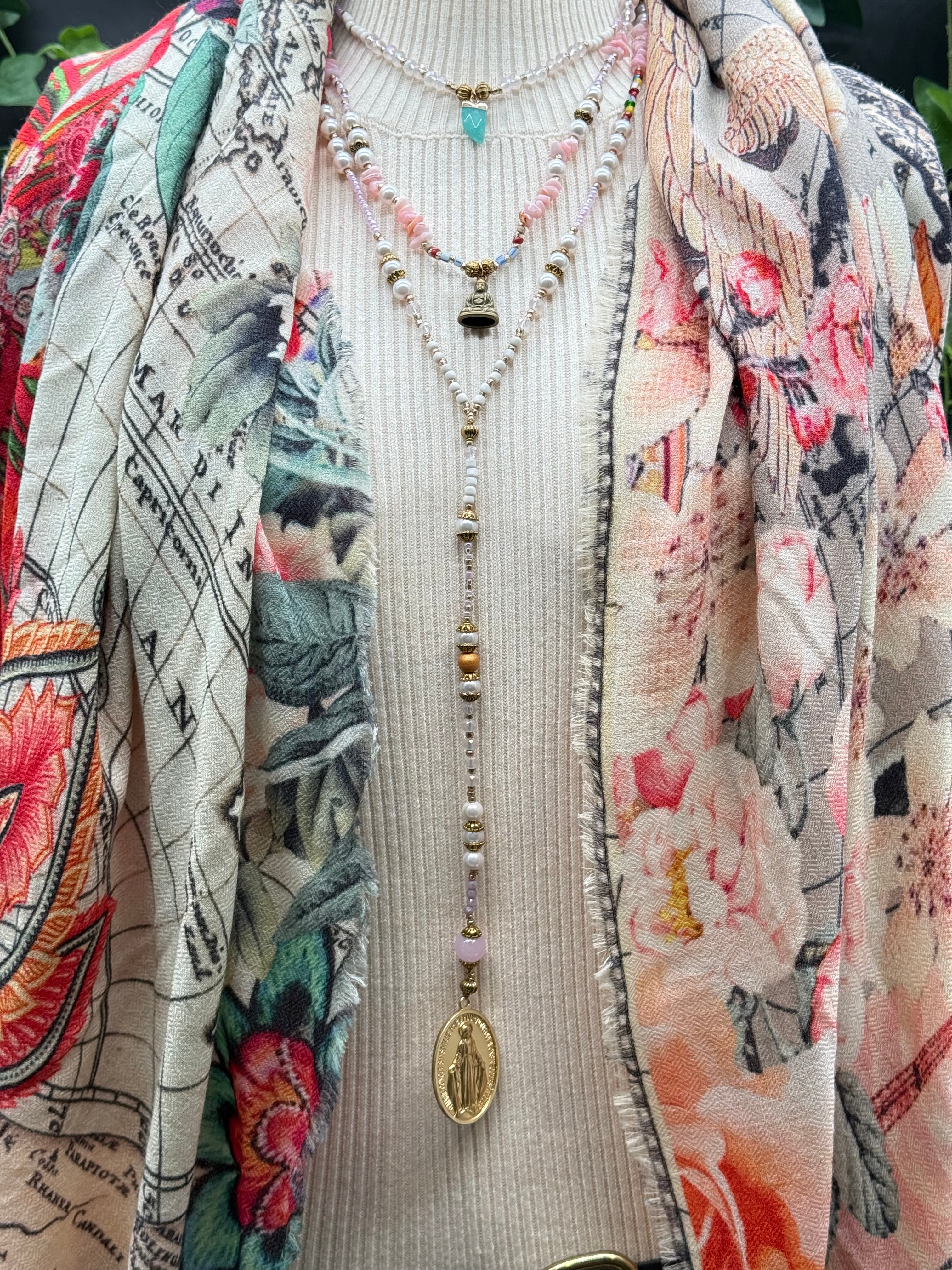 Sautoir T’as vu la Vierge!?