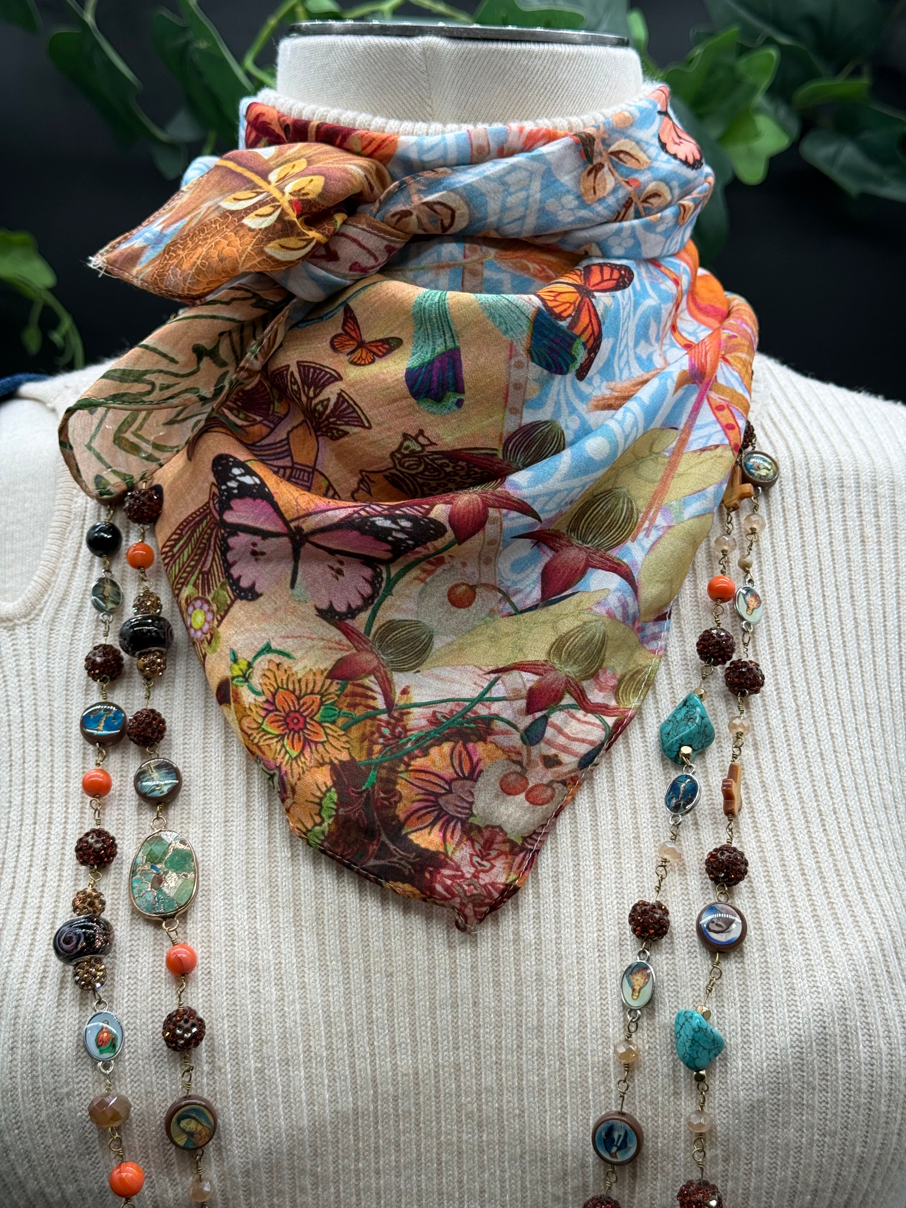 Carré Modal Nefertiti Ciel Brokante