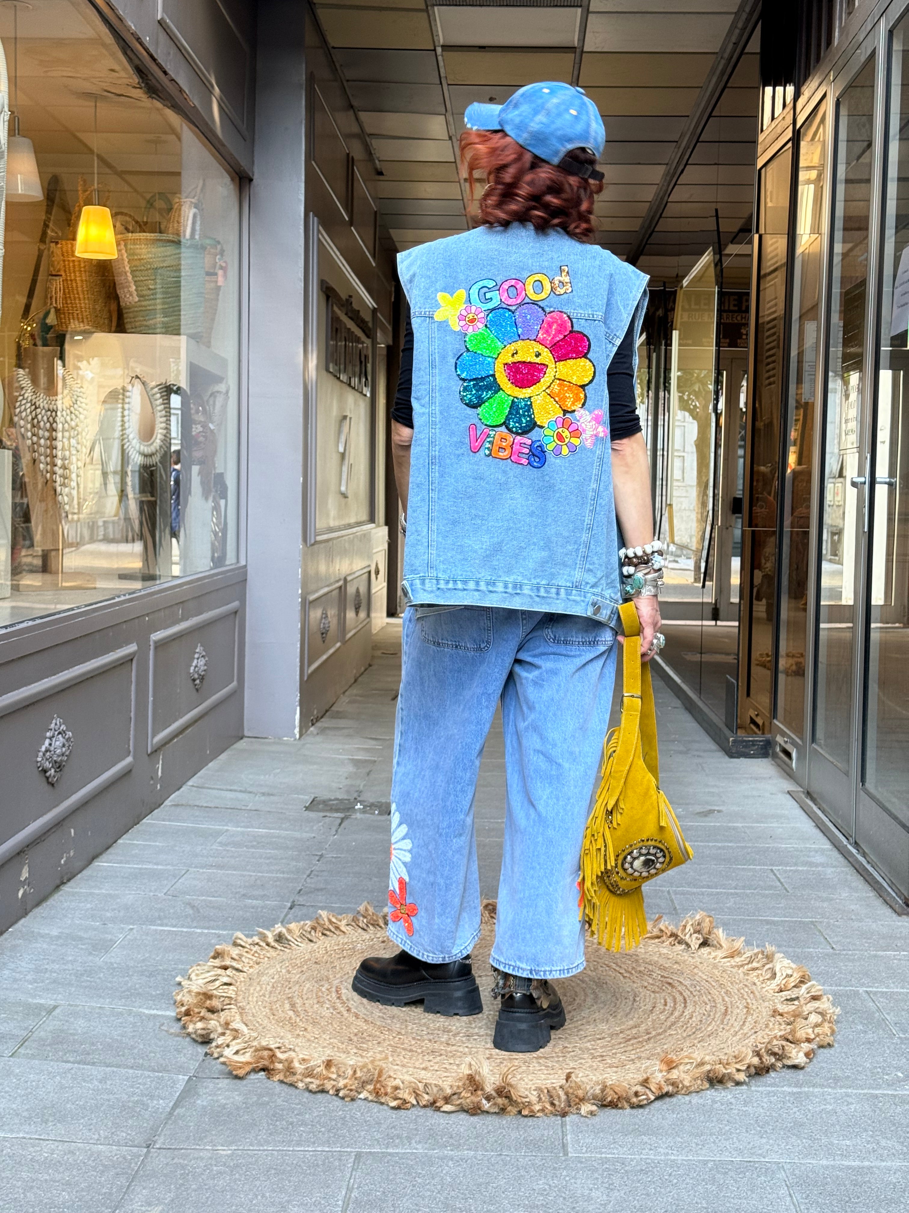 Gilet sans manche Poupée de Soie
