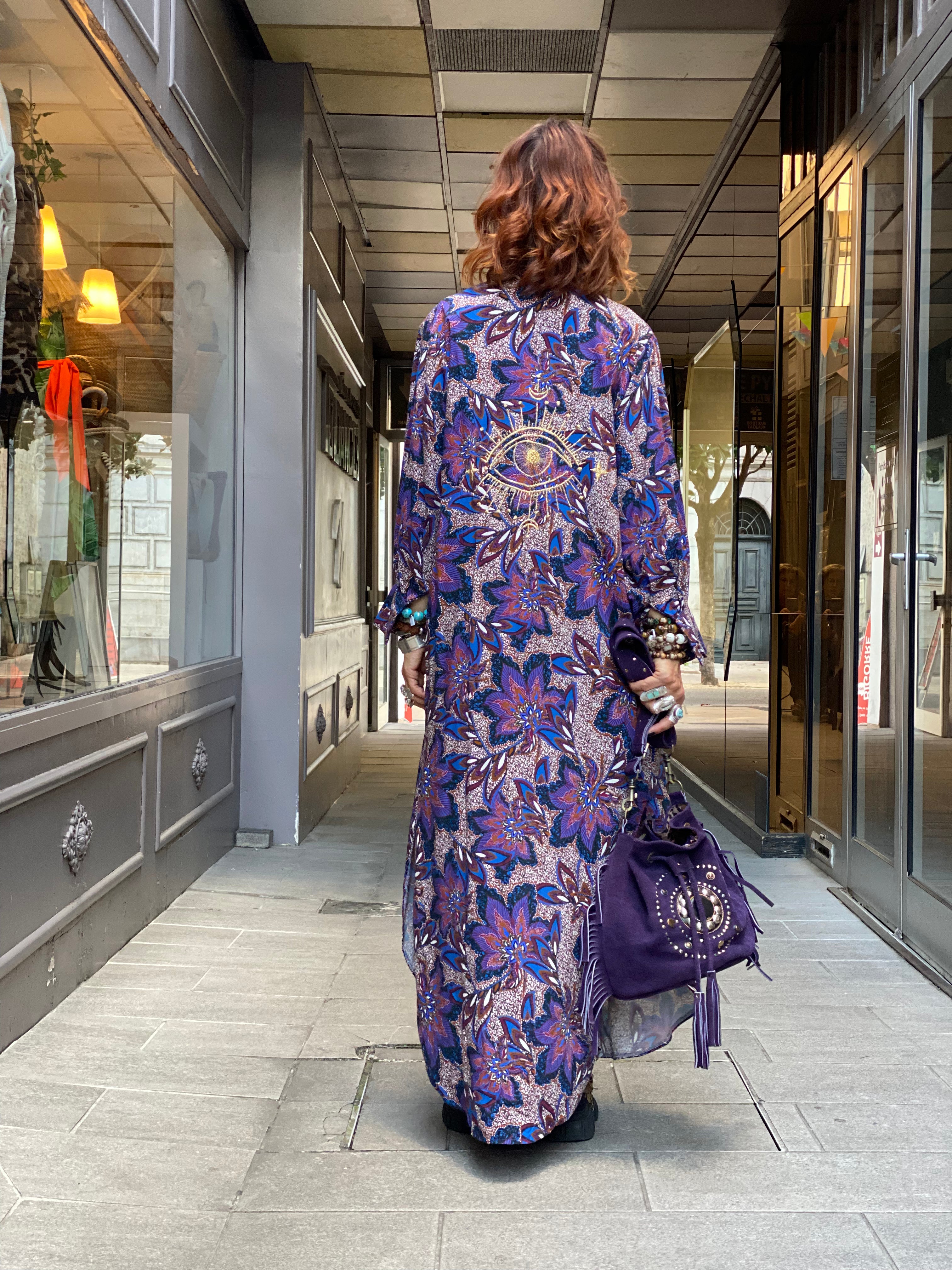 Chemise longue Fleur de Pirate