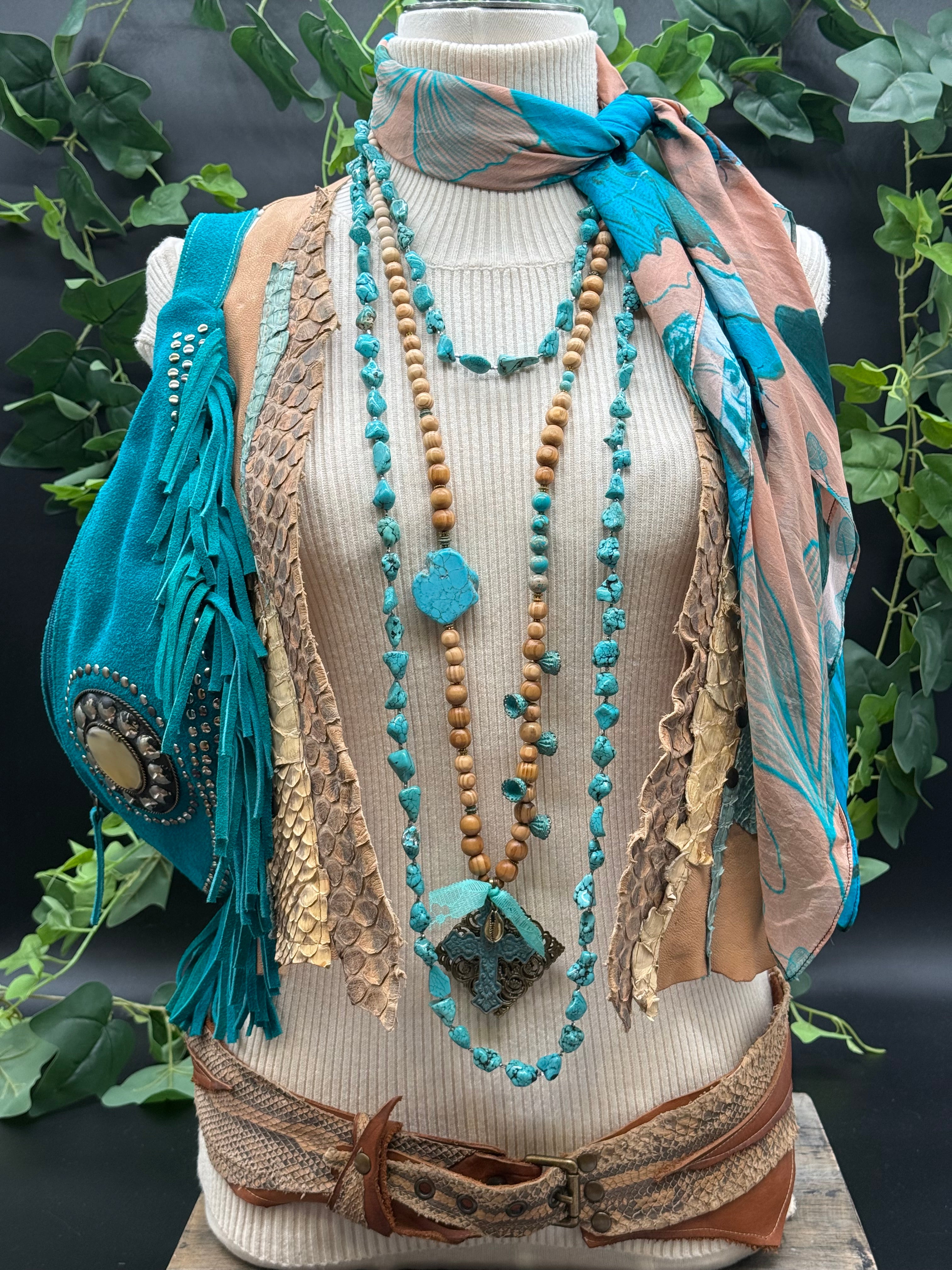 Sautoir Howlite Hypnochic