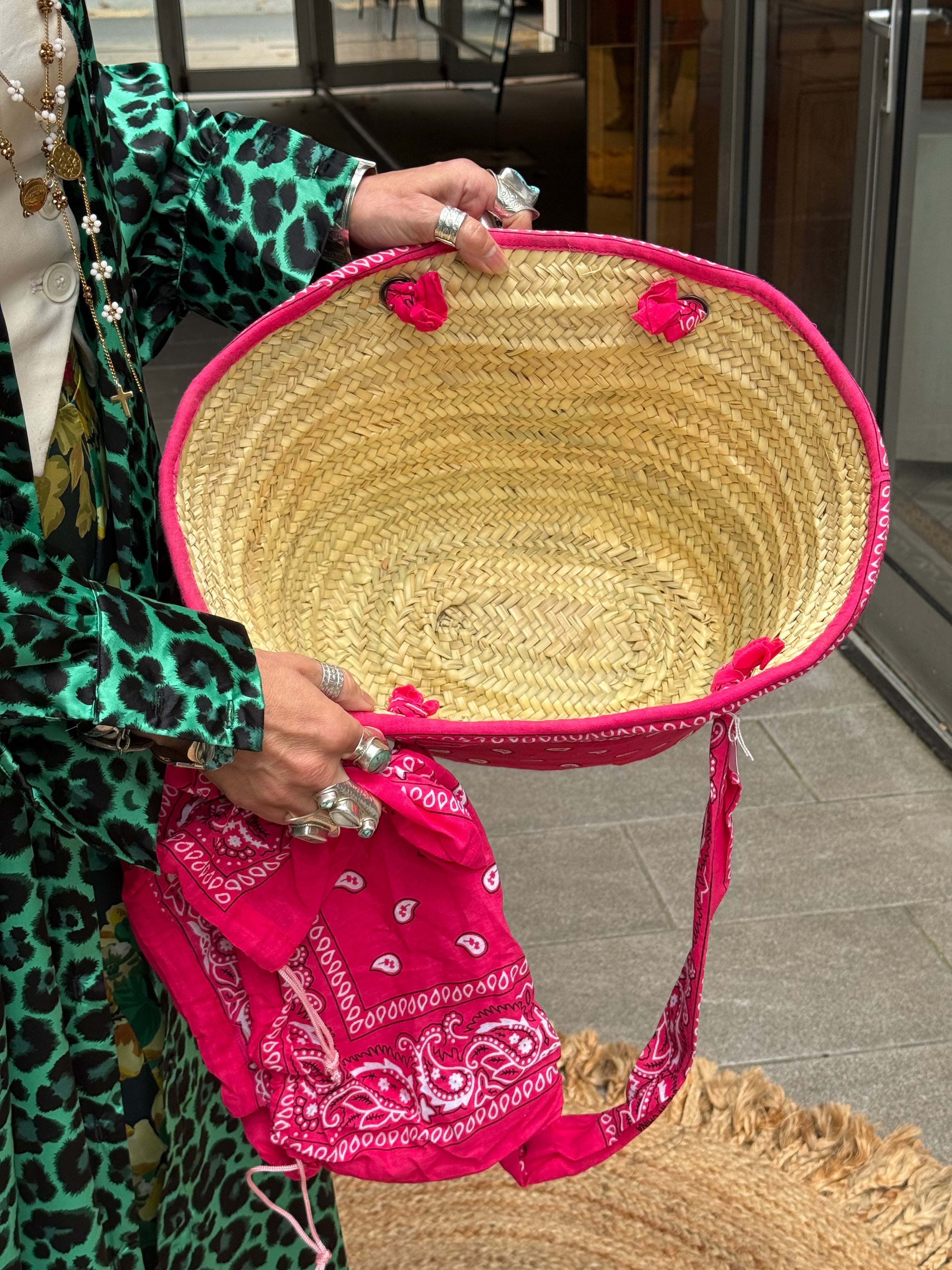 Panier Bandana Flower Market