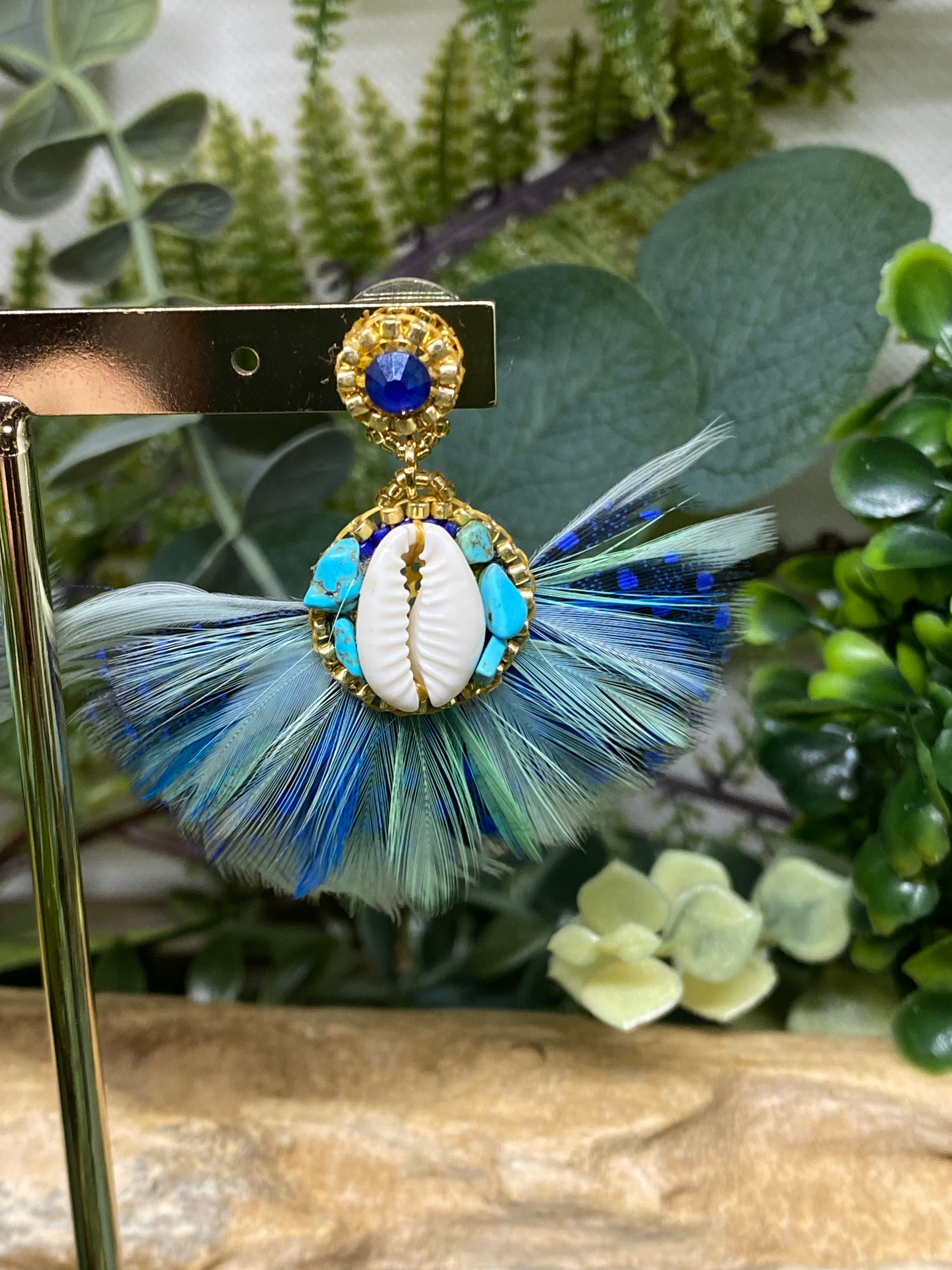 Boucles d’oreilles plumes Hypnochic