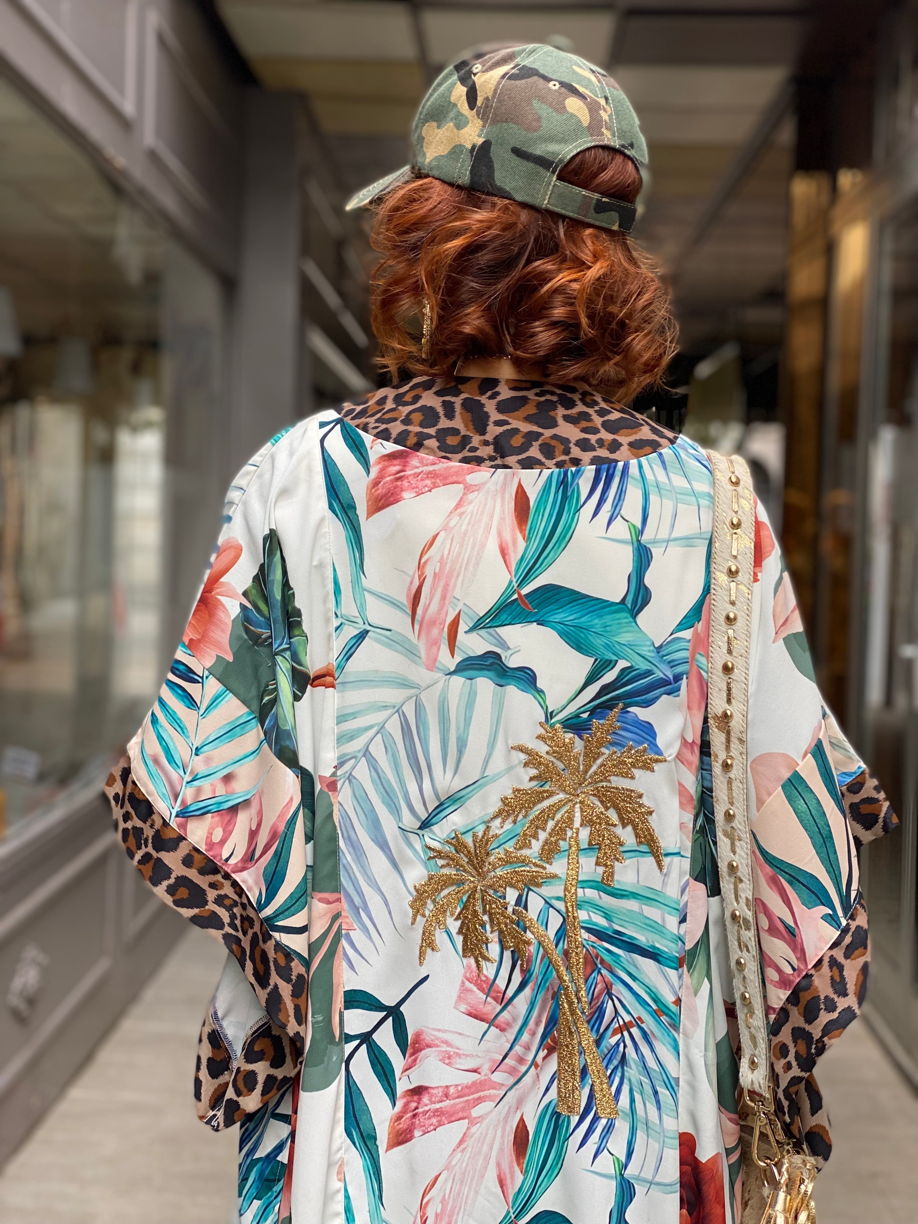 Kimono Long Fleur de Pirate