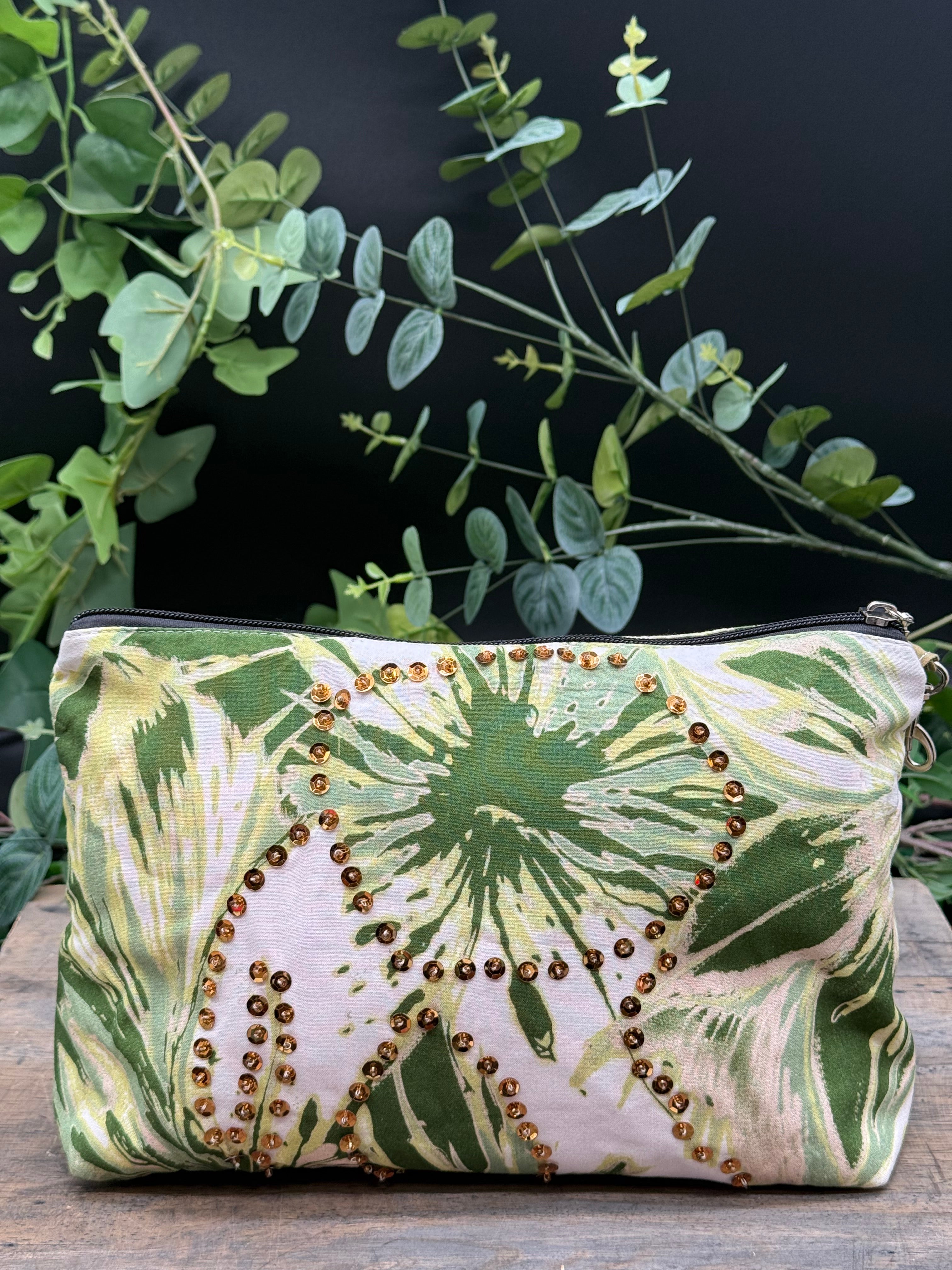 Pochette Paillettes Fleur de Pirate