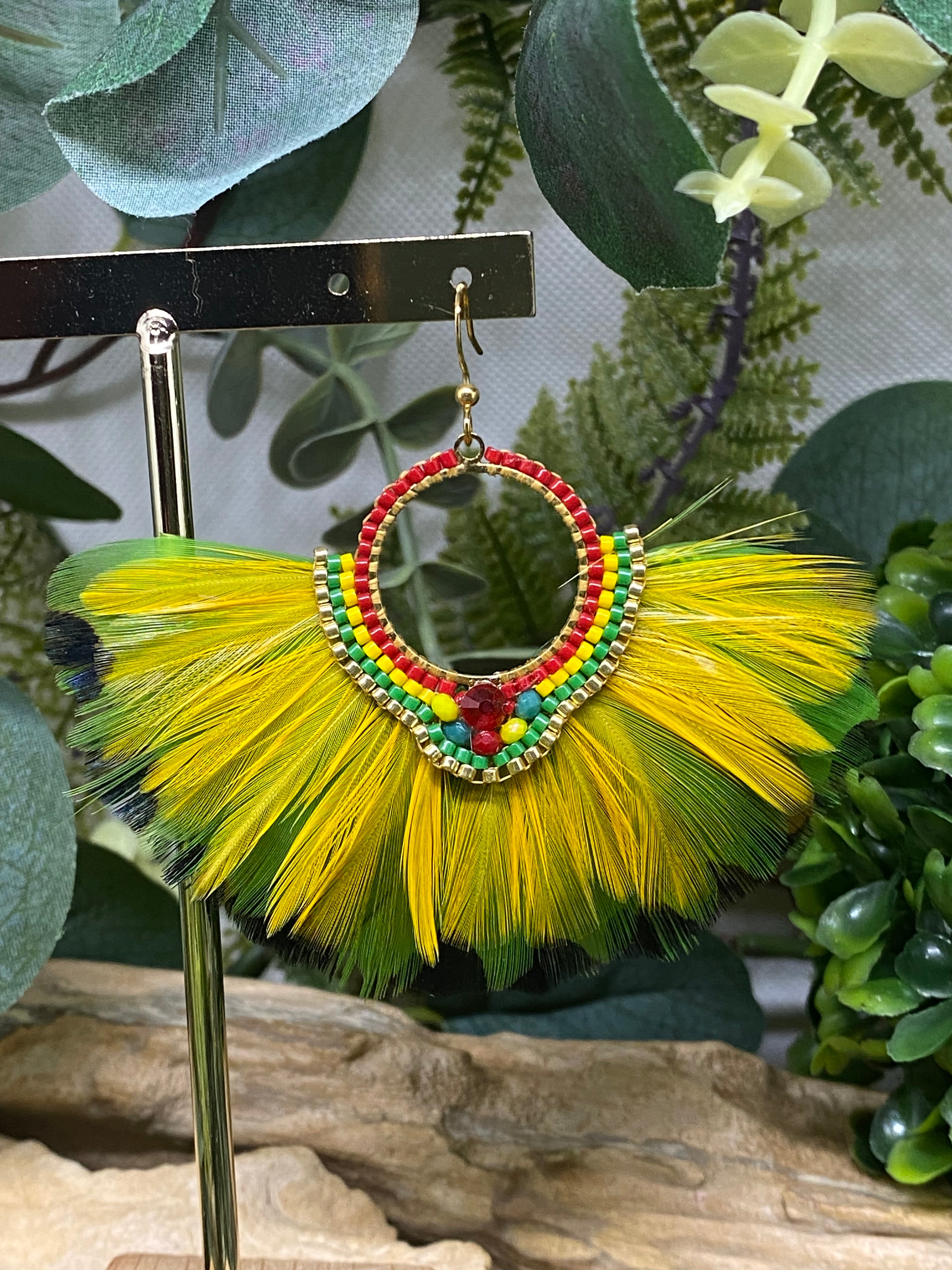 Boucles d’oreilles plumes Hypnochic