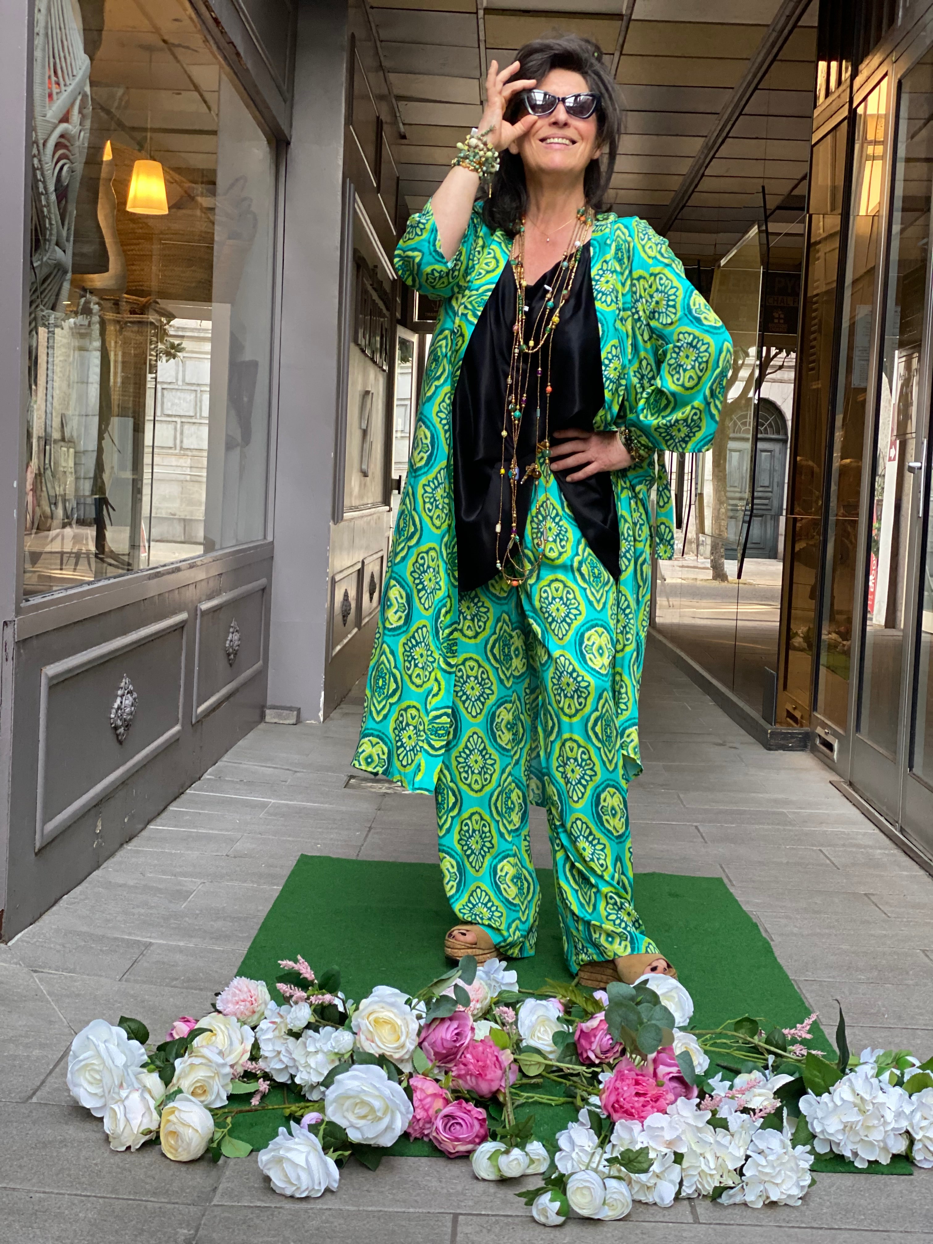 Kimono Maxime Azzuro Katherina Loretta