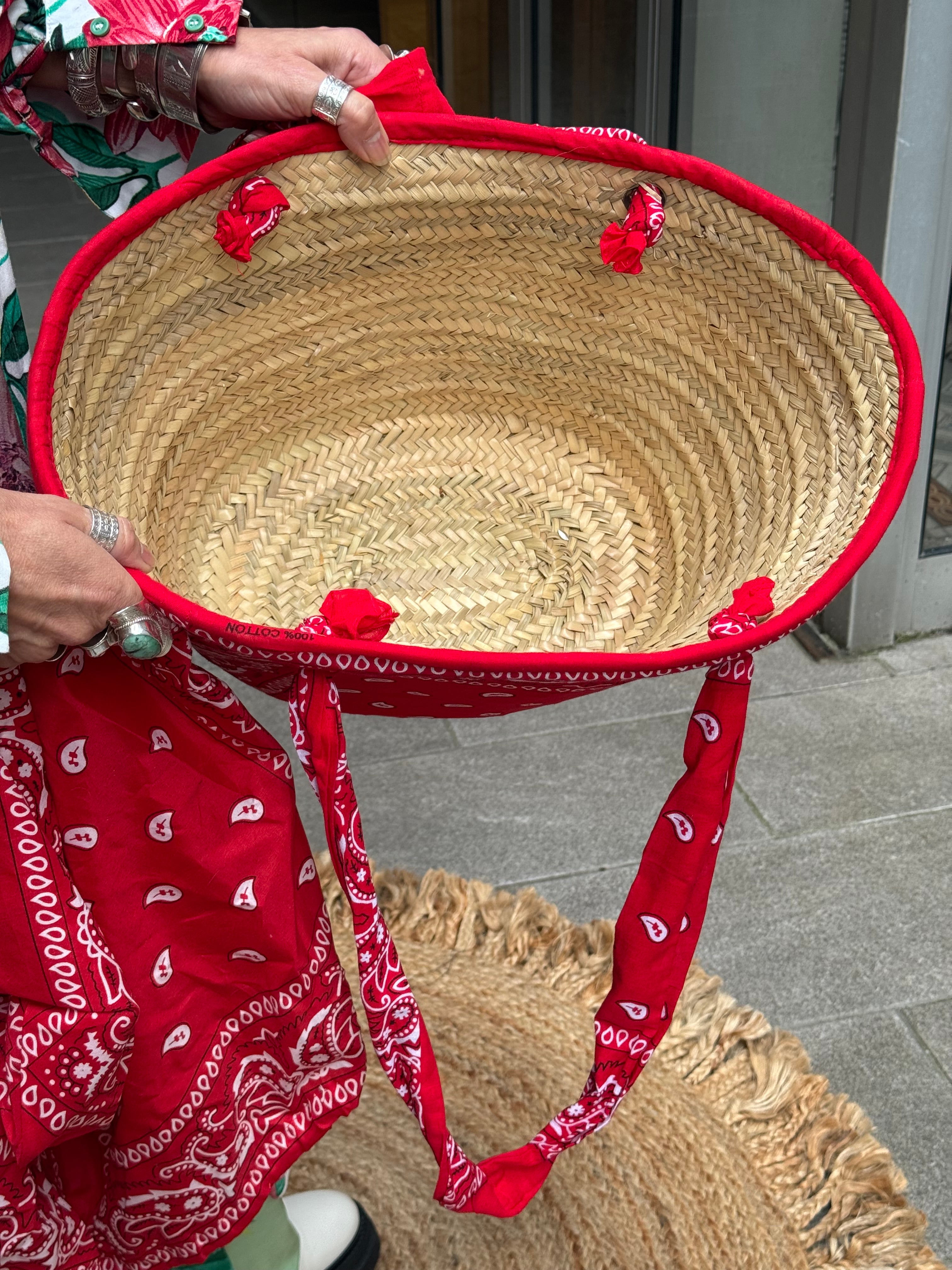 Panier Bandana Flower Market
