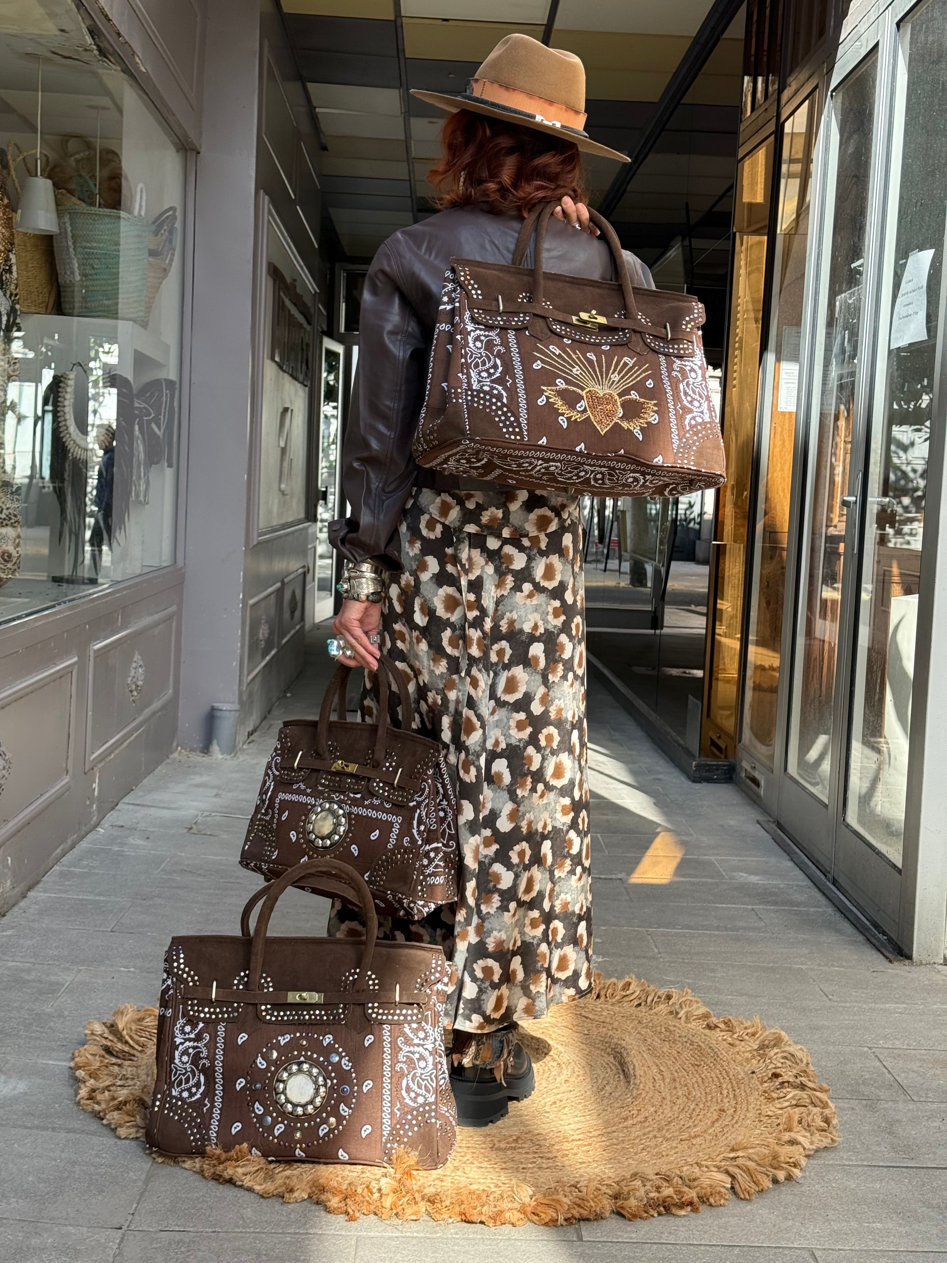 Sac Kelly Bandana Flower Market