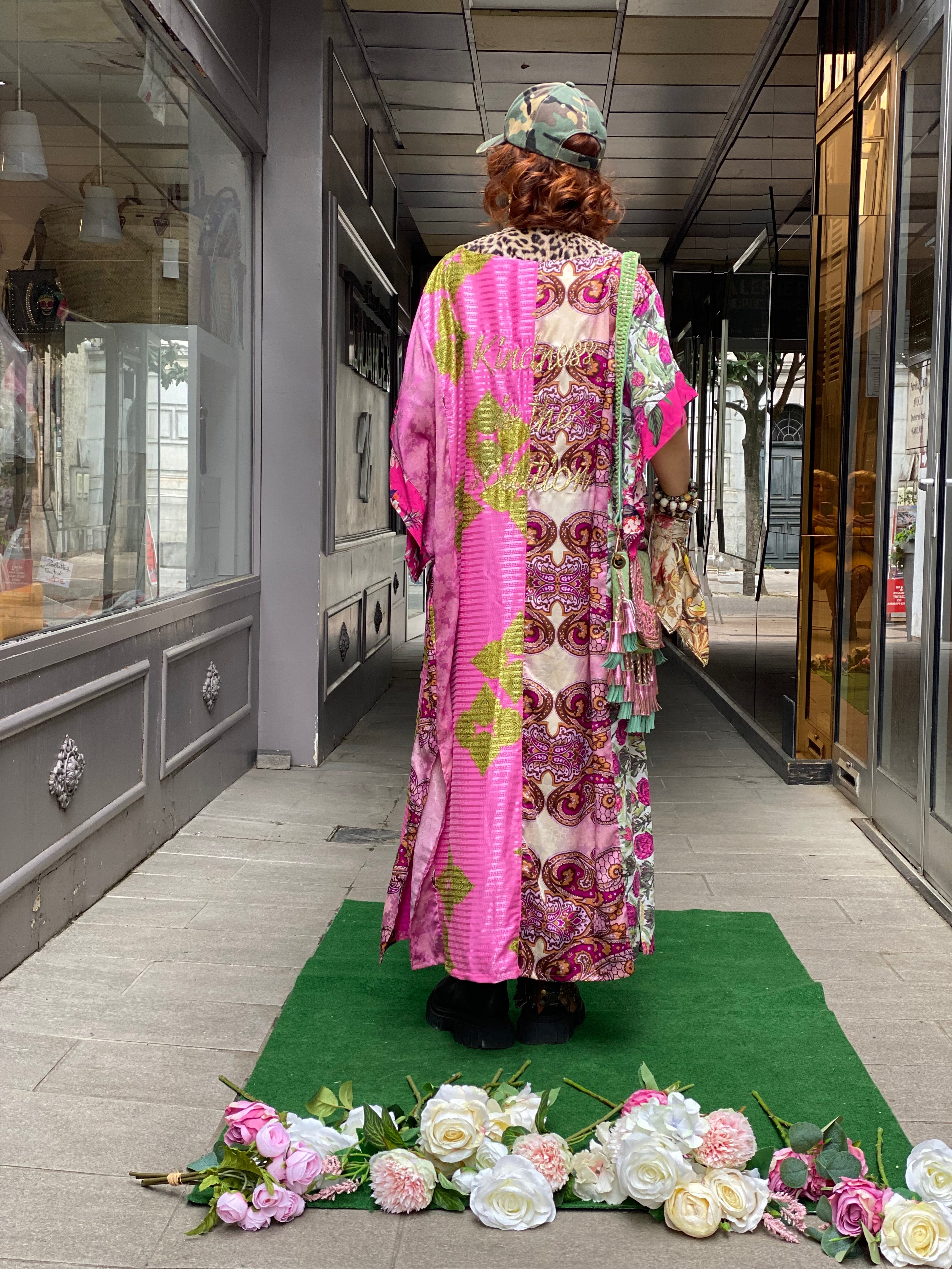 Kimono Long Fleur de Pirate