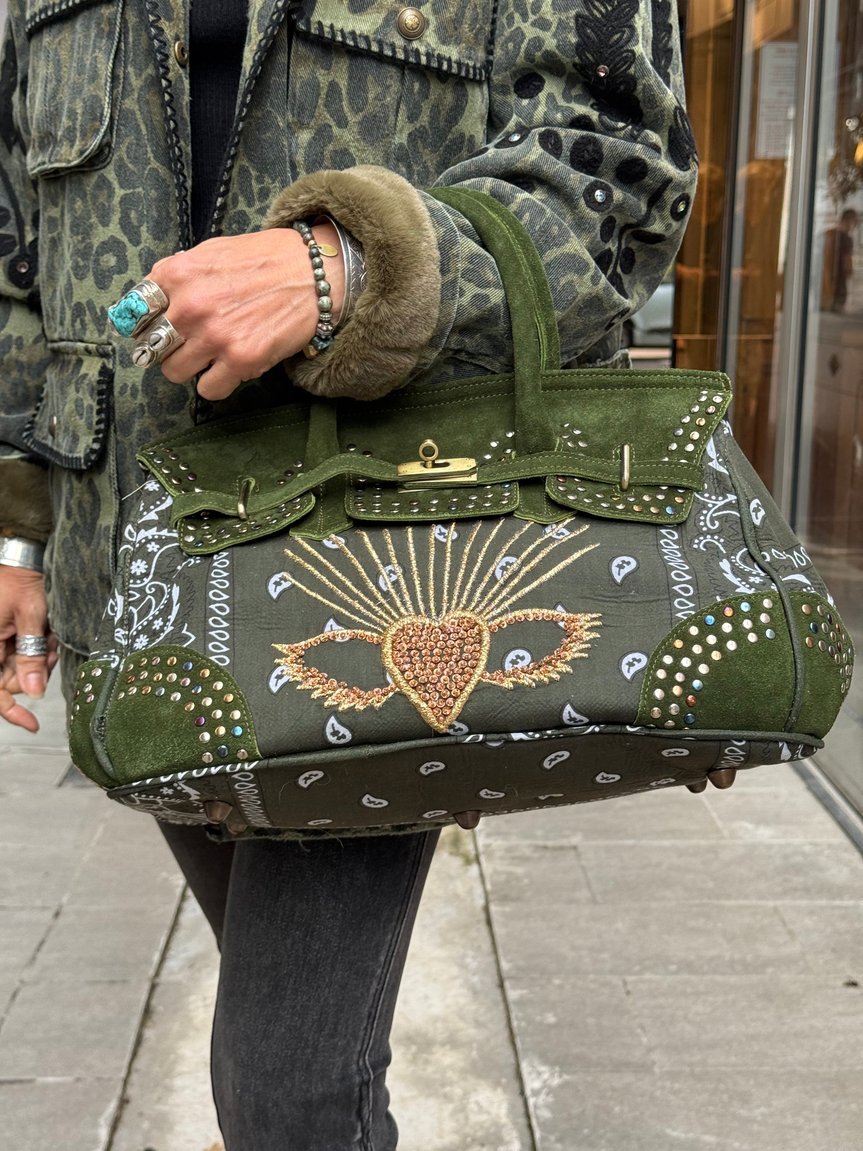 Mini Sac Kelly Bandana Flower Market