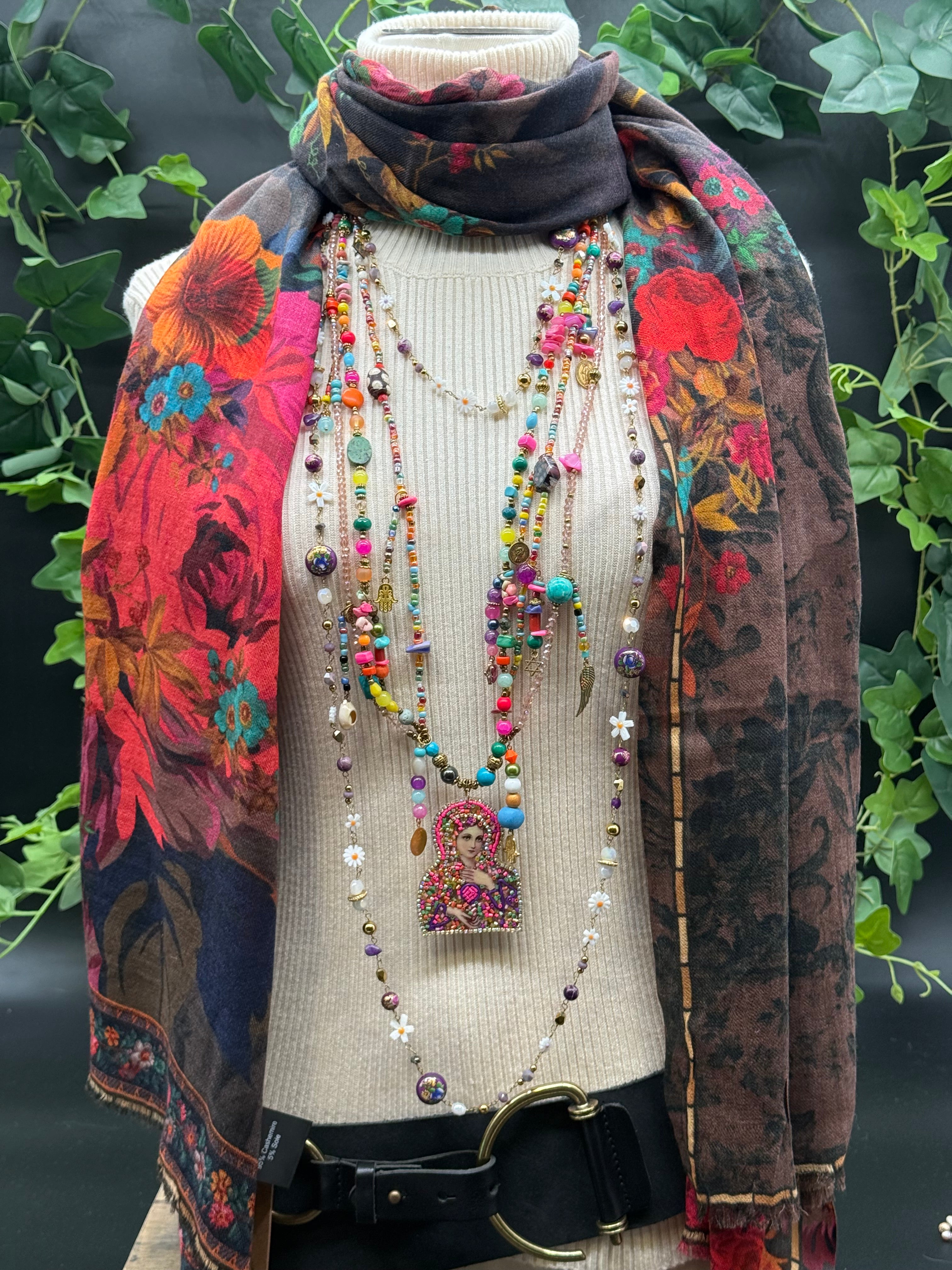 Sautoir T’as vu la Vierge!?