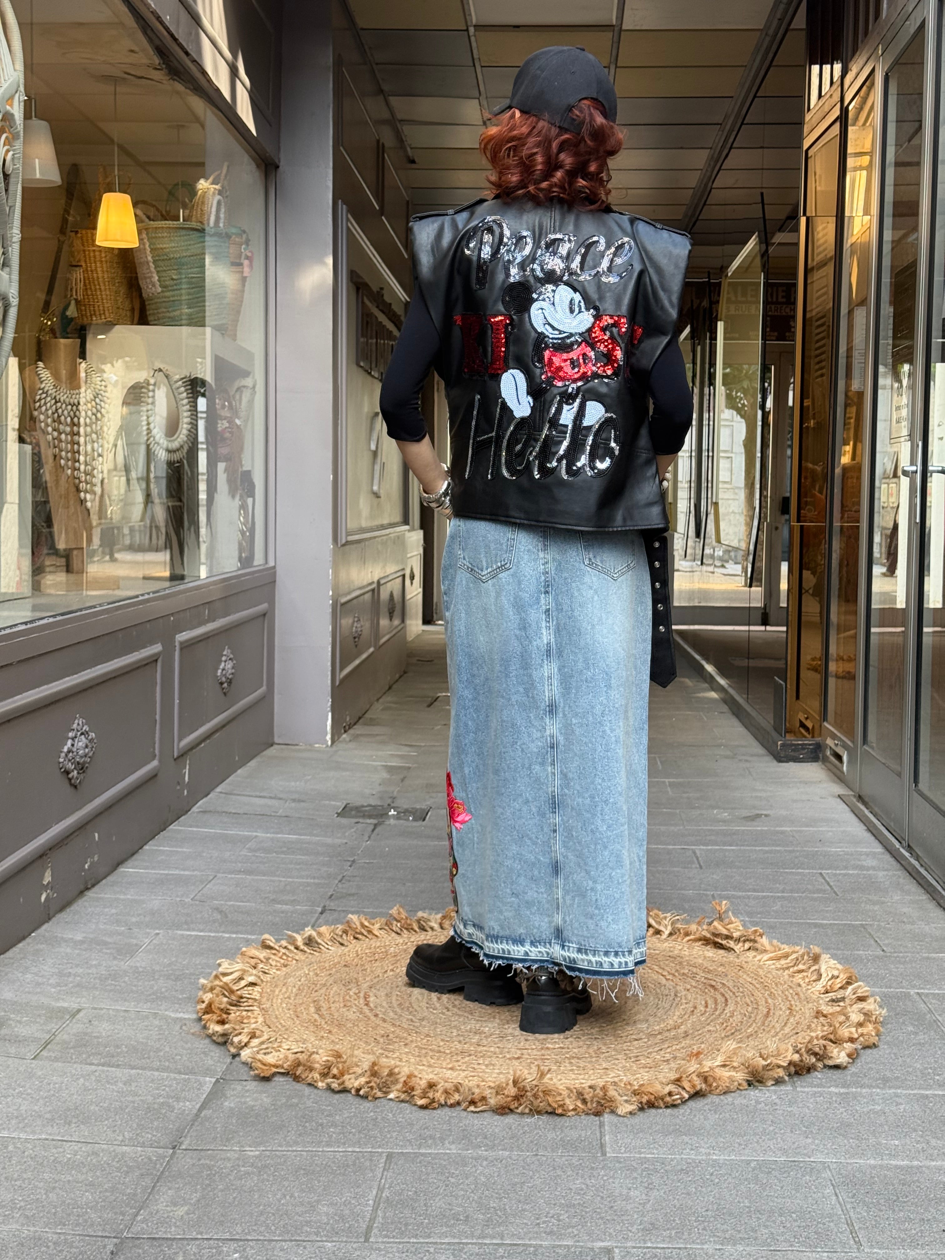 Jupe Jean Poupée de Soie