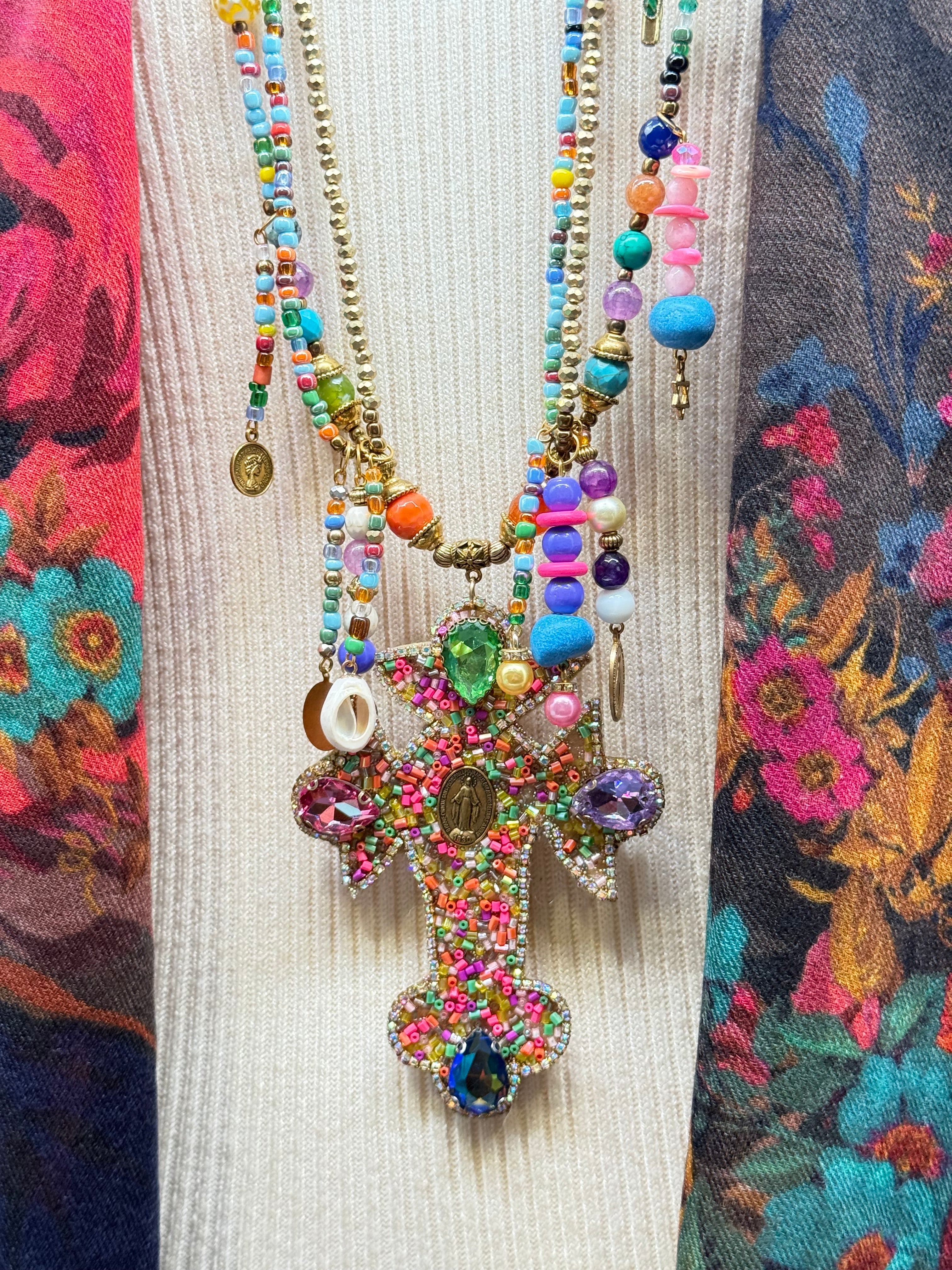 Sautoir T’as vu la Vierge!?