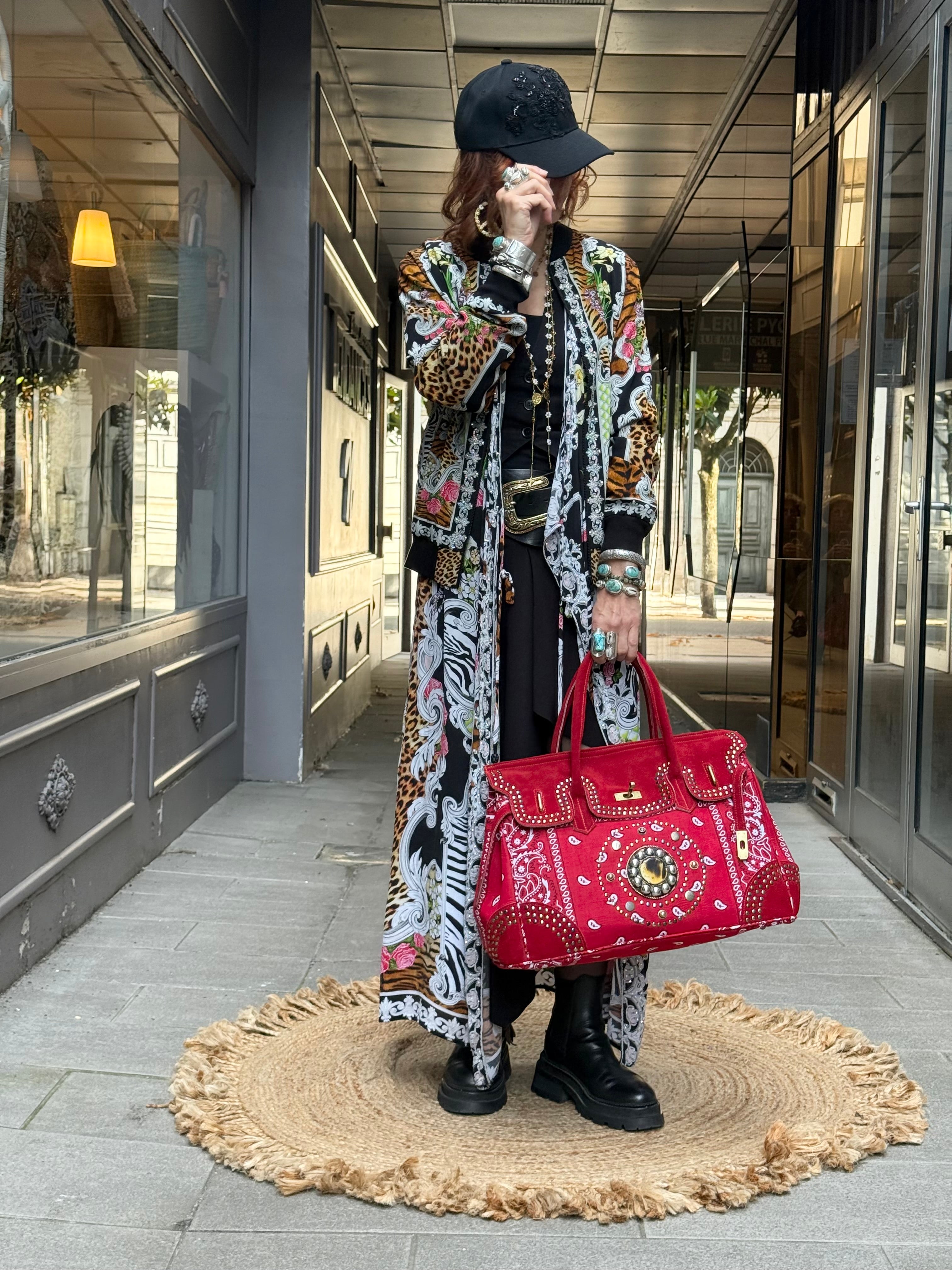 Sac Kelly Bandana Flower Market