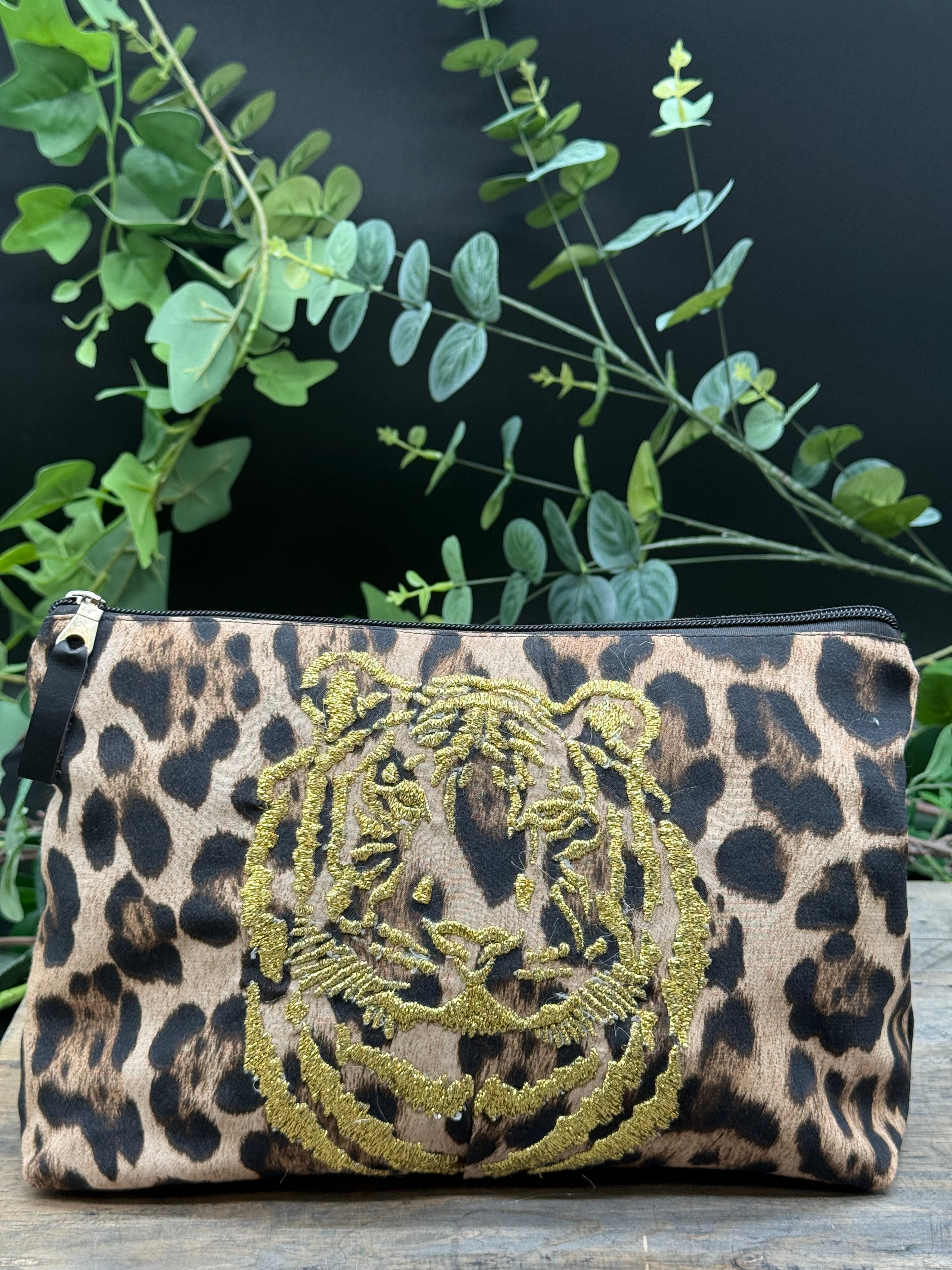 Pochette Léopard Fleur de Pirate