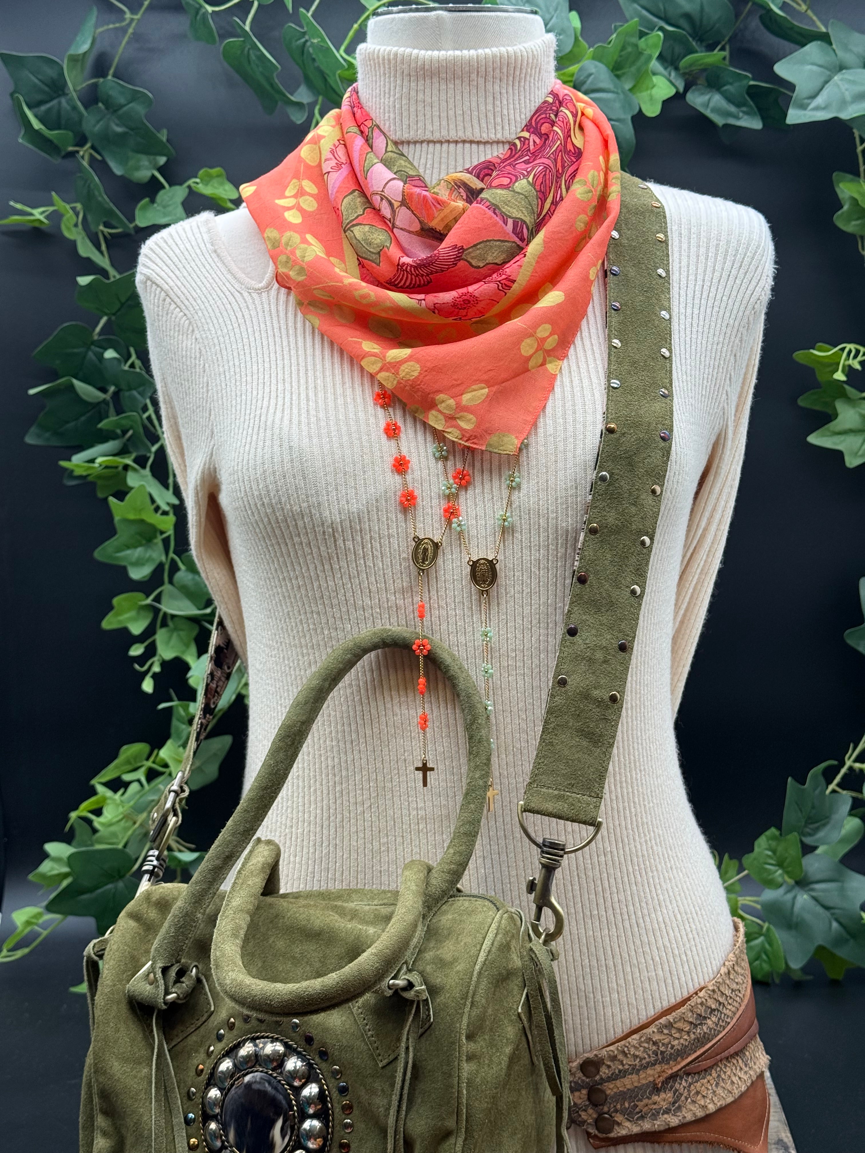 Carré Modal Eveil Corail Brokante