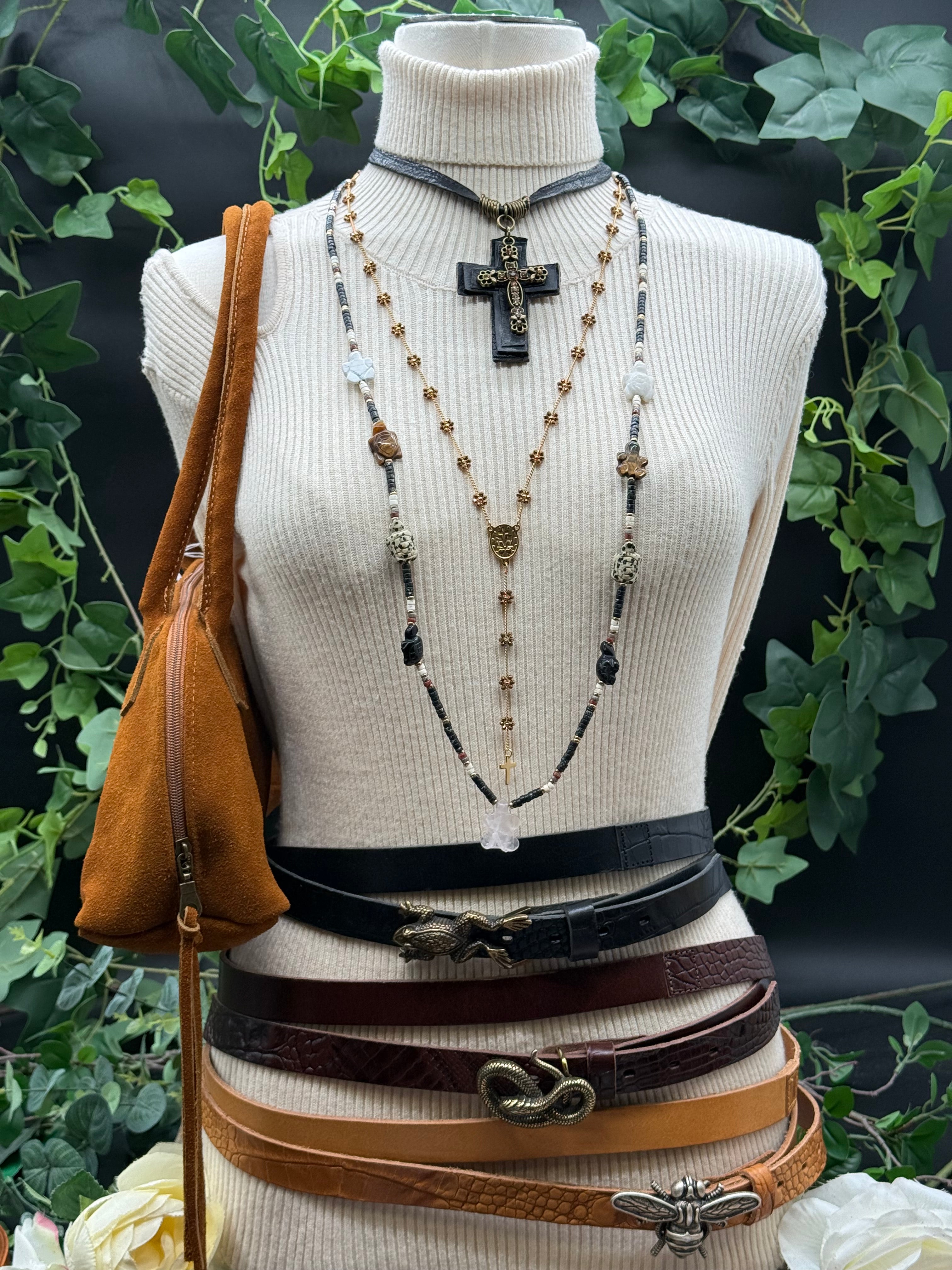 Double Ceinture Cuir Yolète