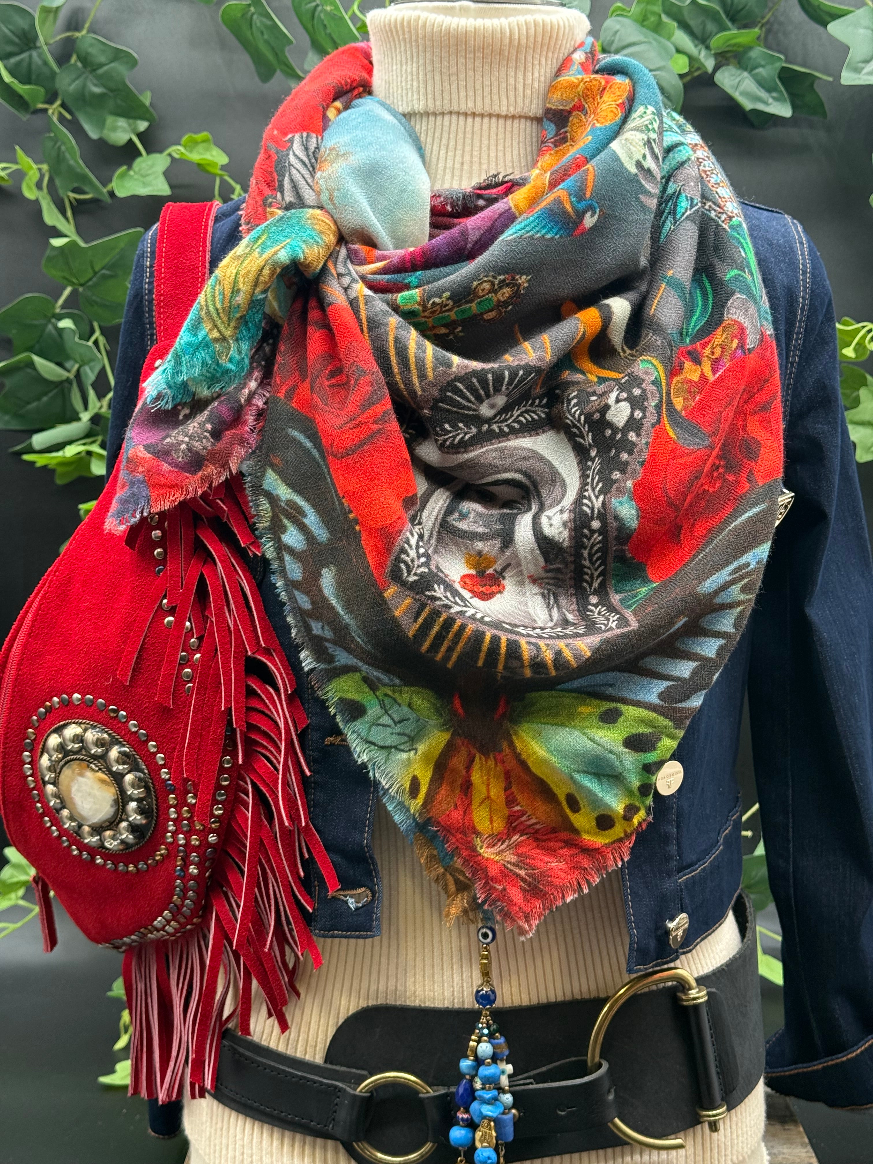 Grand Carré Cachemire Brokante