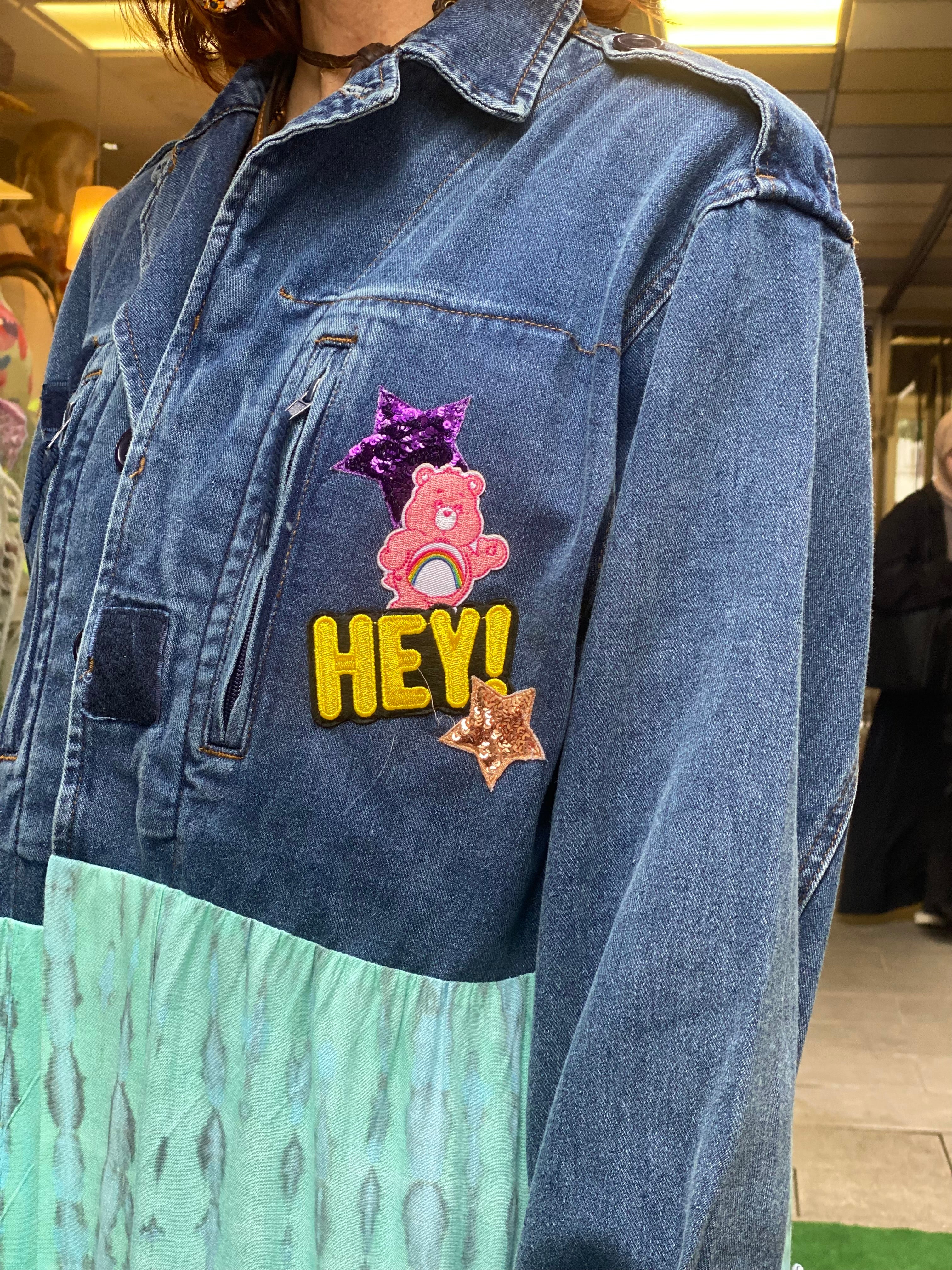 Veste jean robe Poupée de Soie
