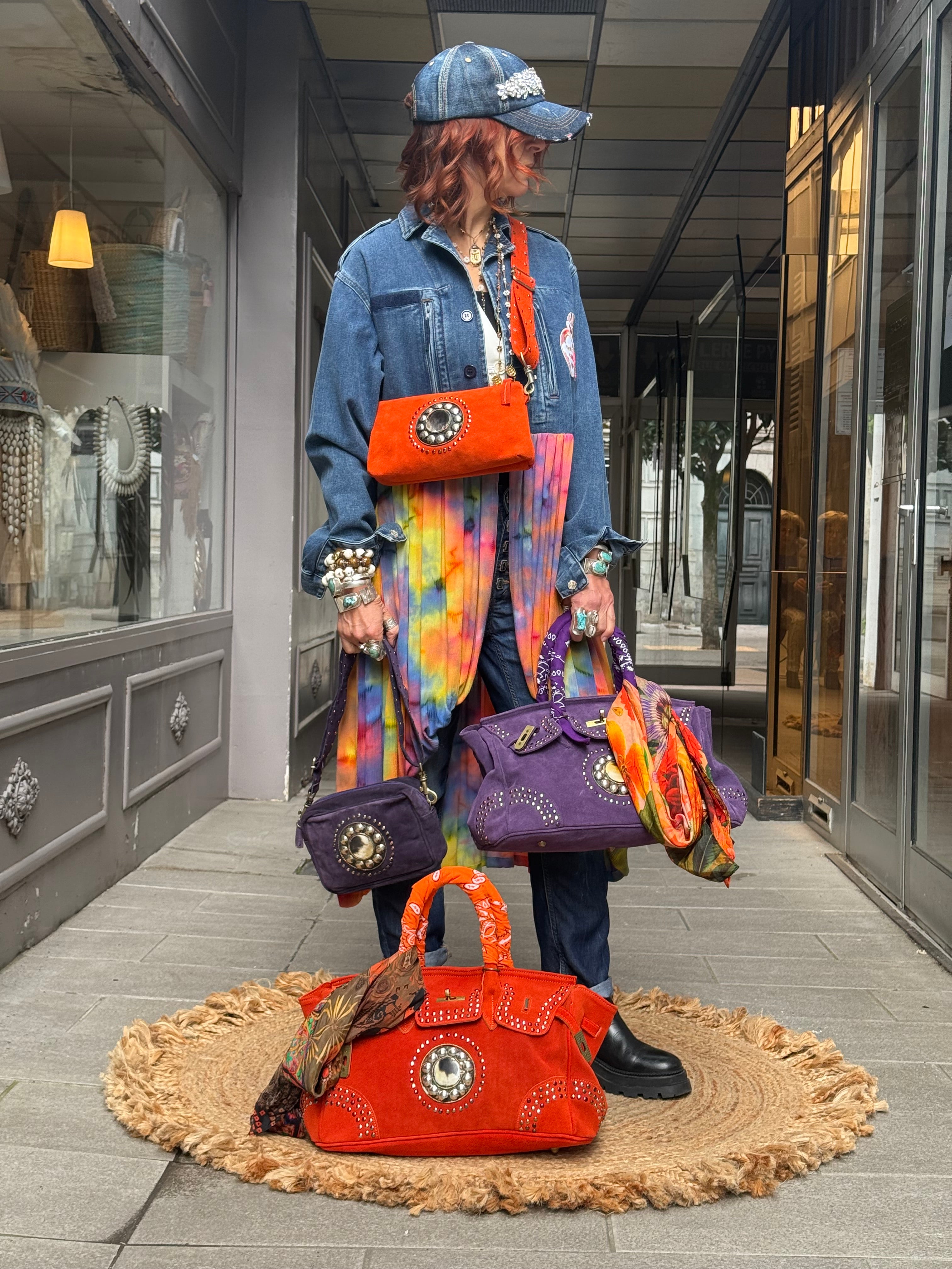 Mini Sac Kelly Flower Market