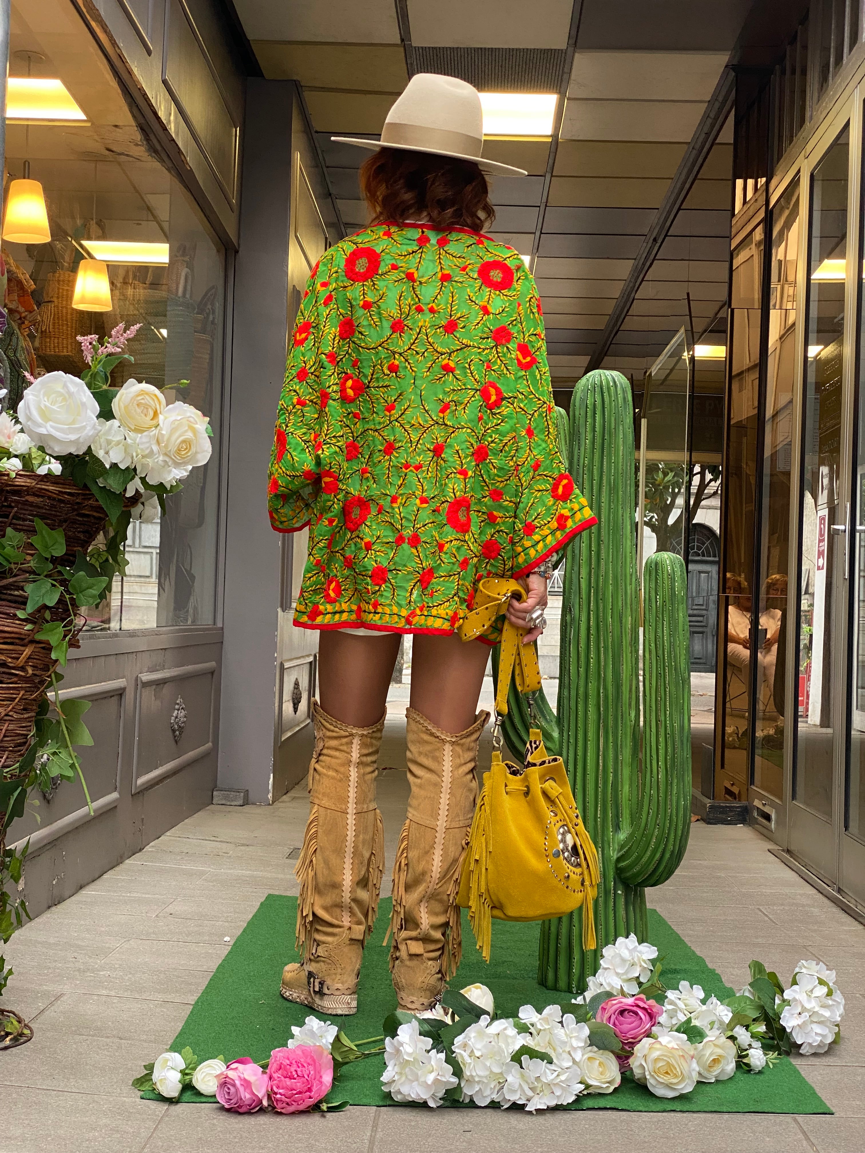 Kimono brodé L’Ananas
