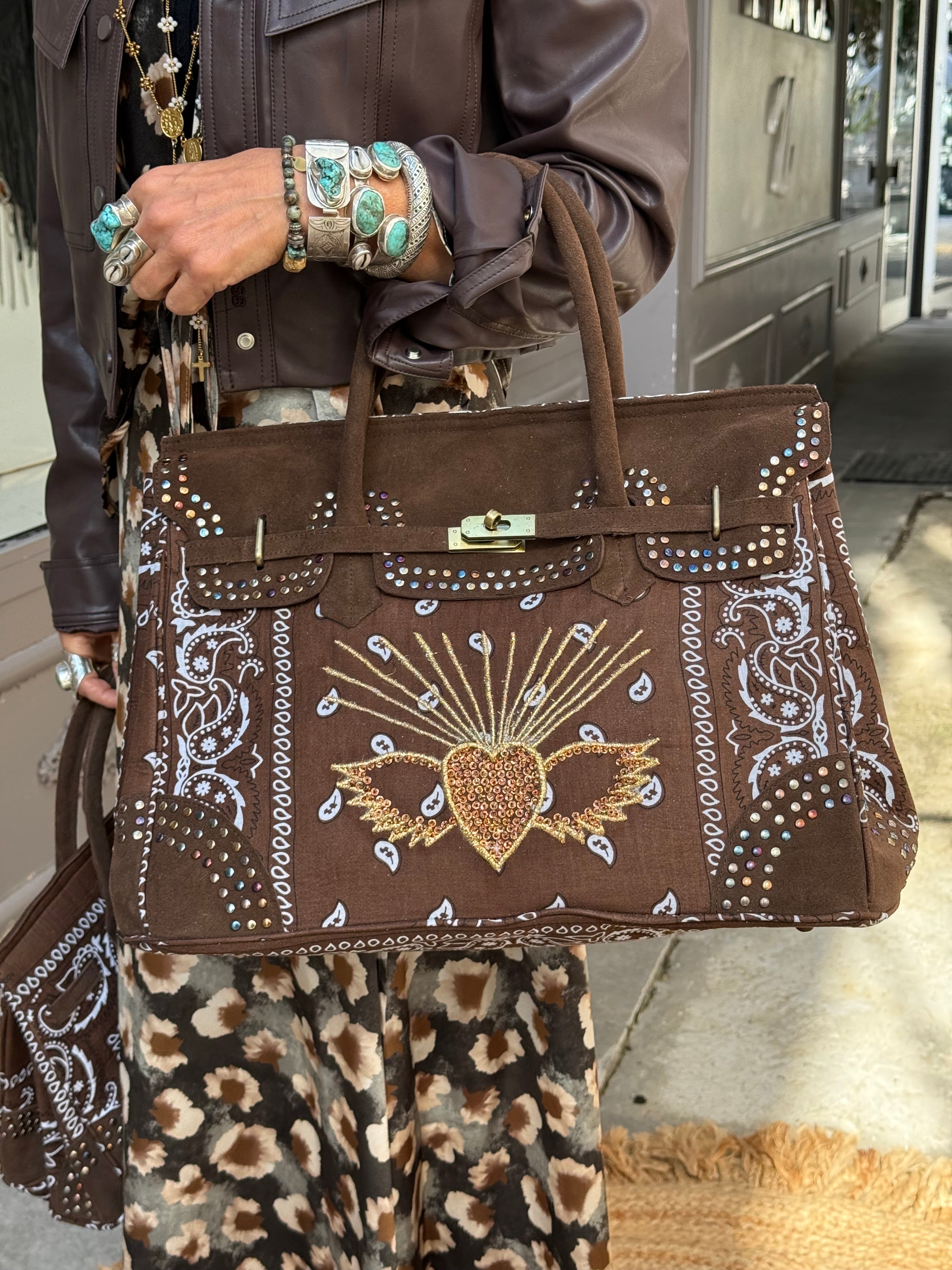 Sac Kelly Bandana Flower Market