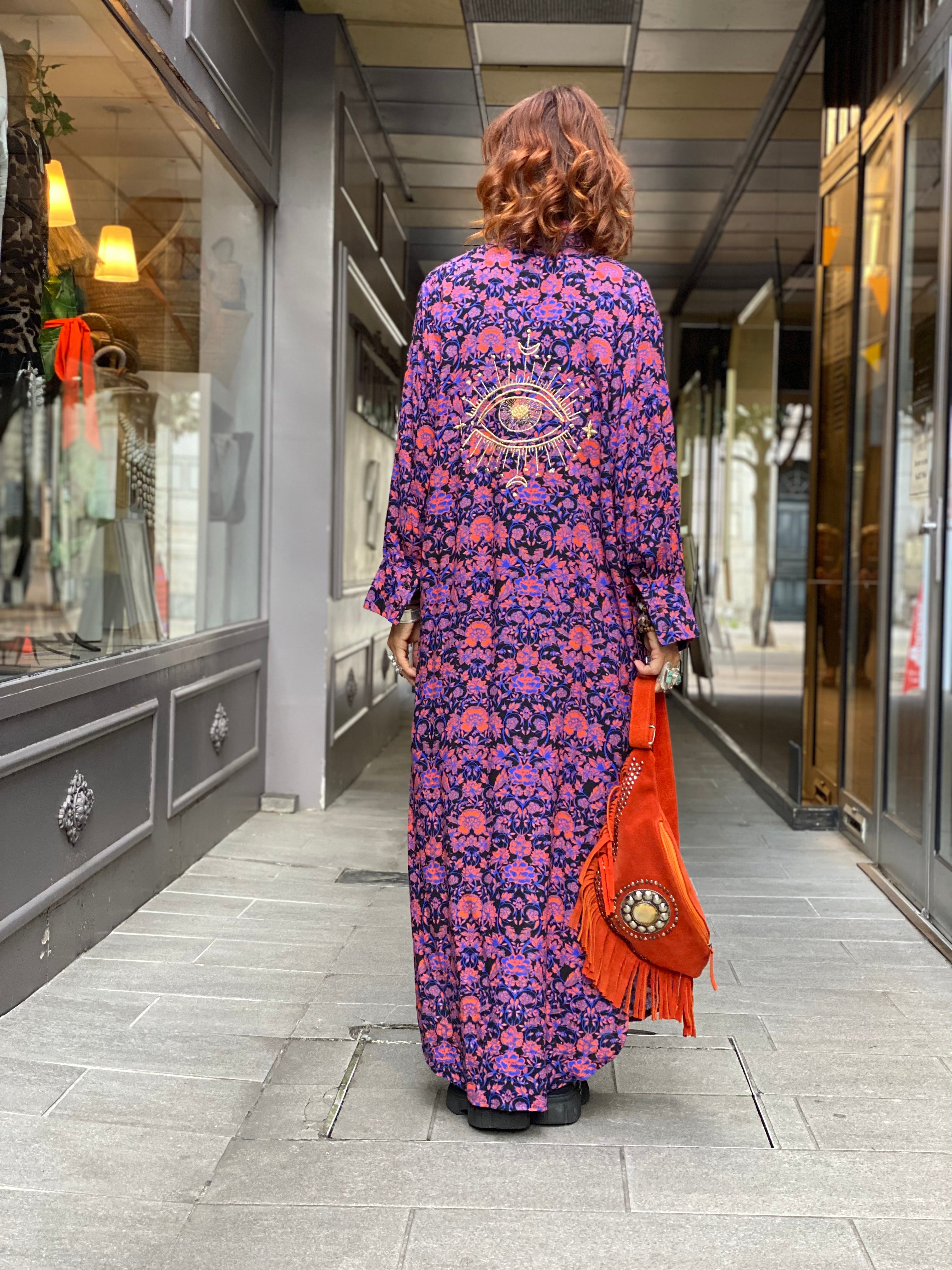 Chemise longue Fleur de Pirate