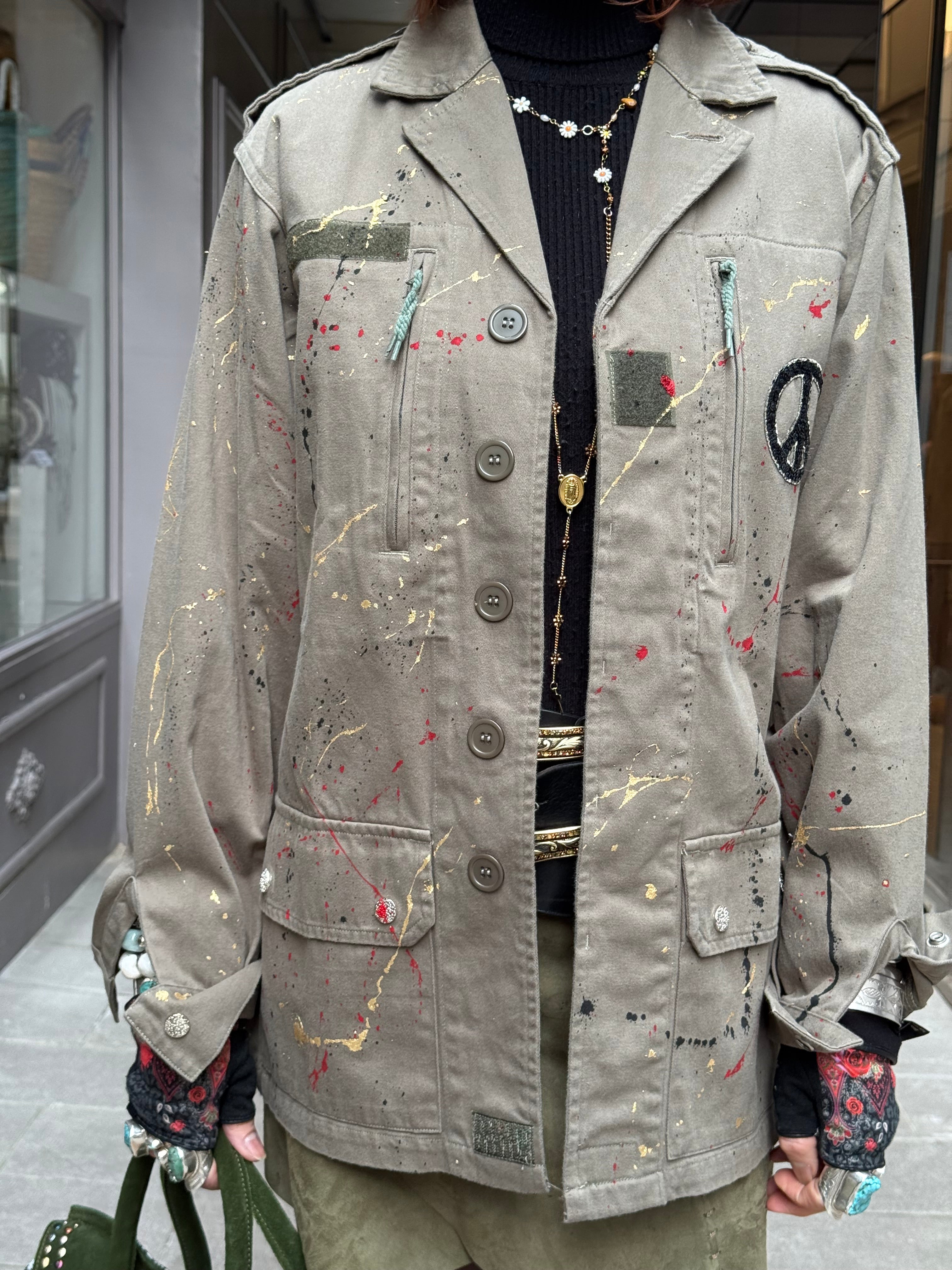 Veste militaire Poupée de Soie