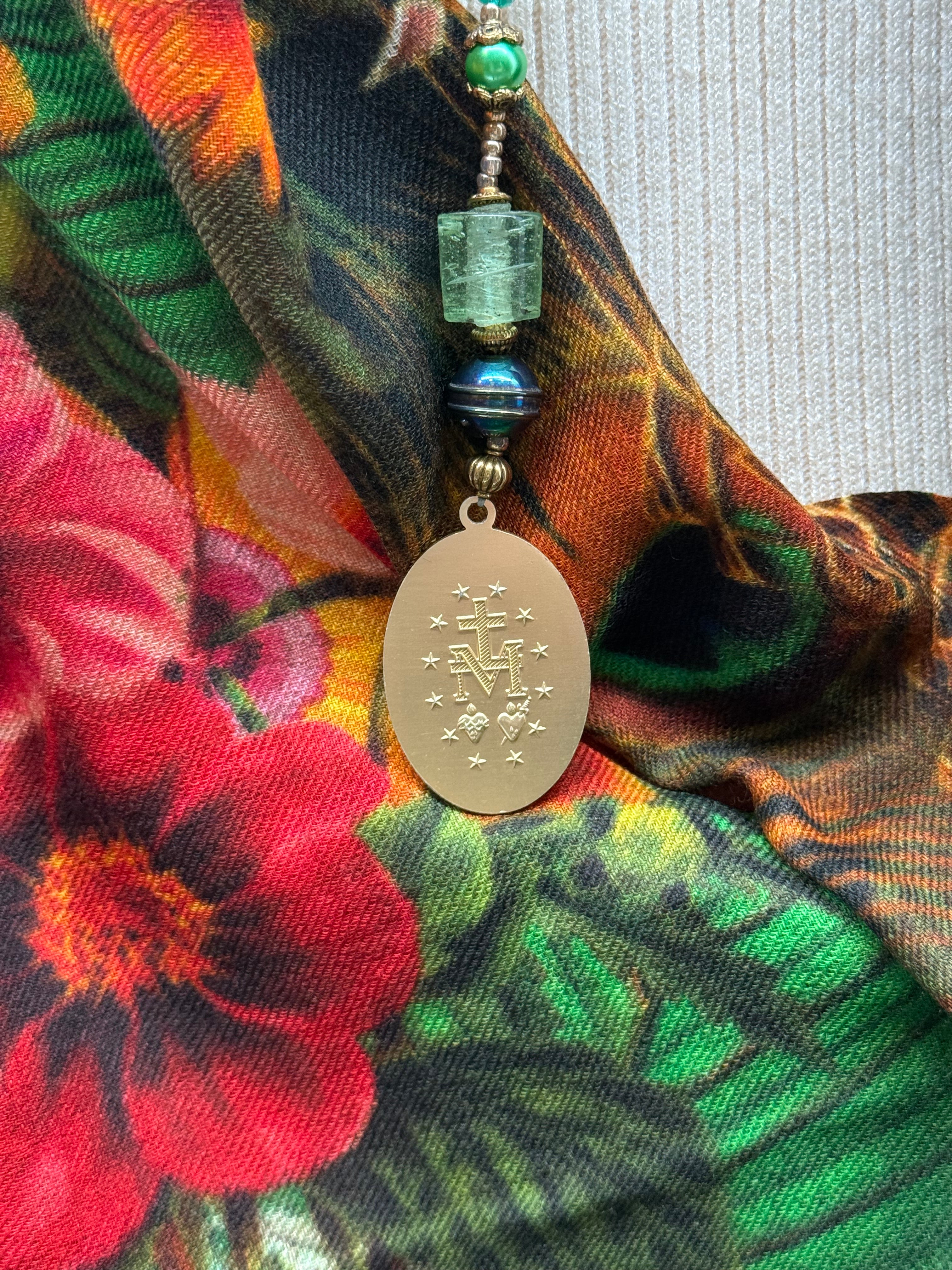 Sautoir T’as vu la Vierge!?